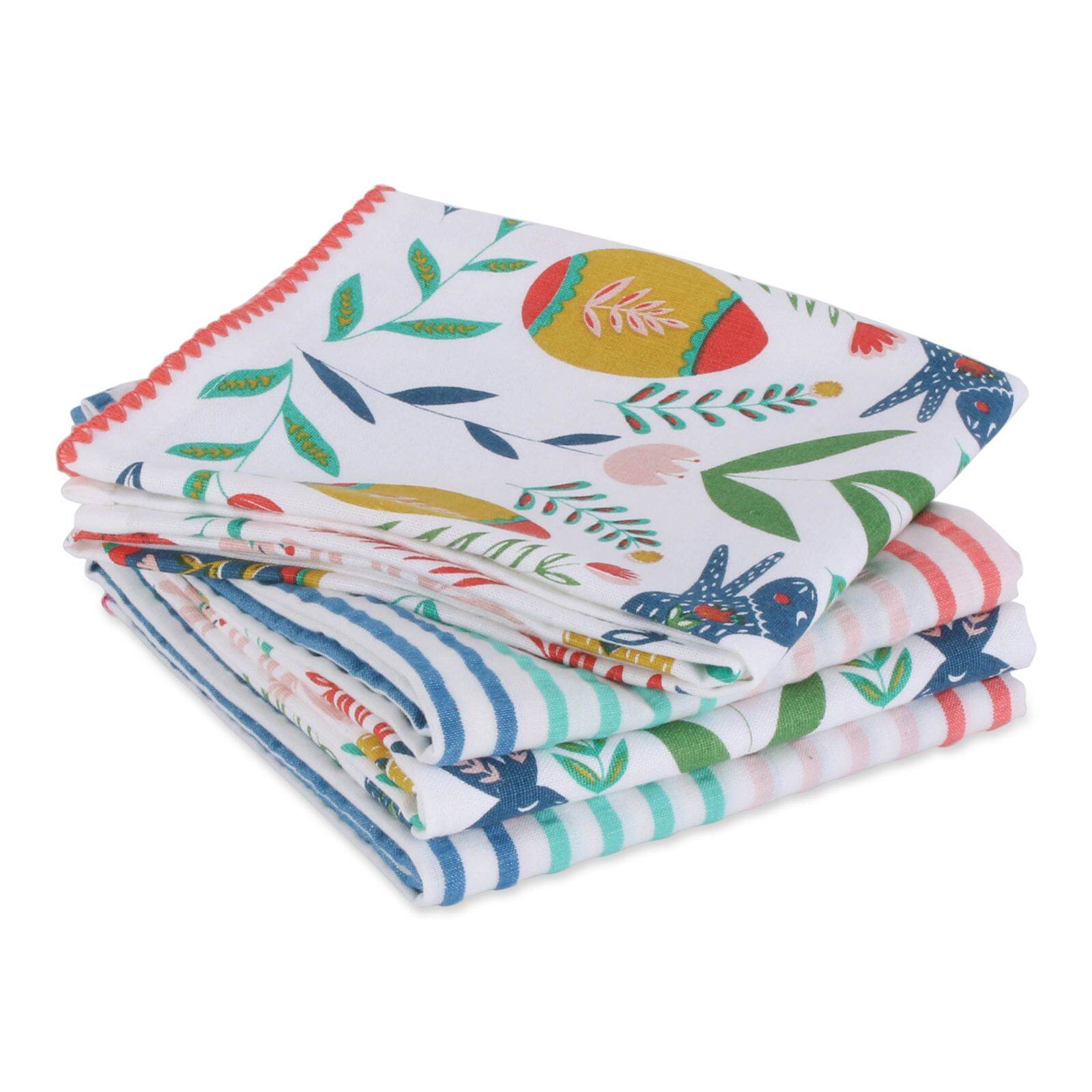 DII® Easter Folk Garden Kitchen Textiles Dishtowel Set