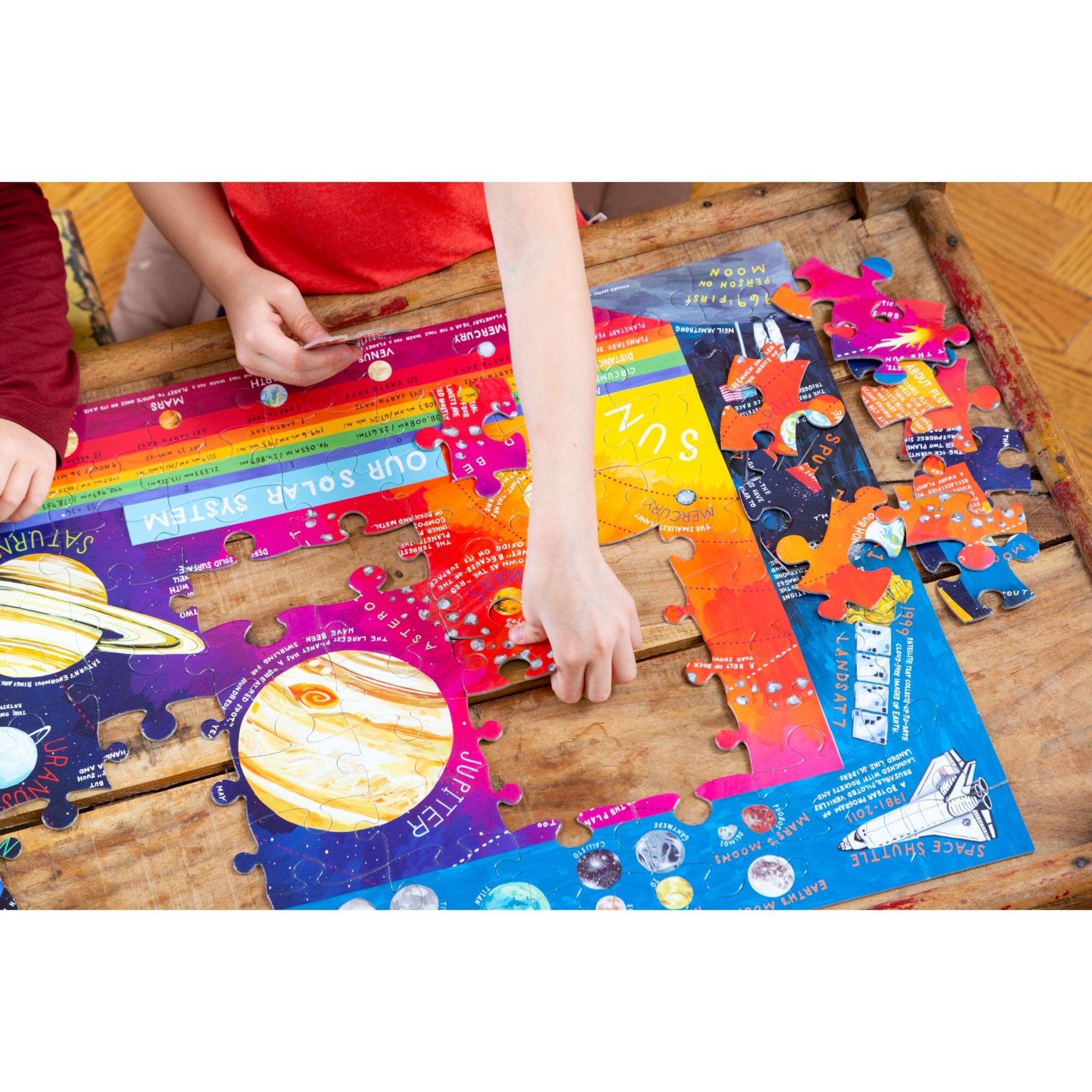 eeBoo Solar System 100 Piece Puzzle