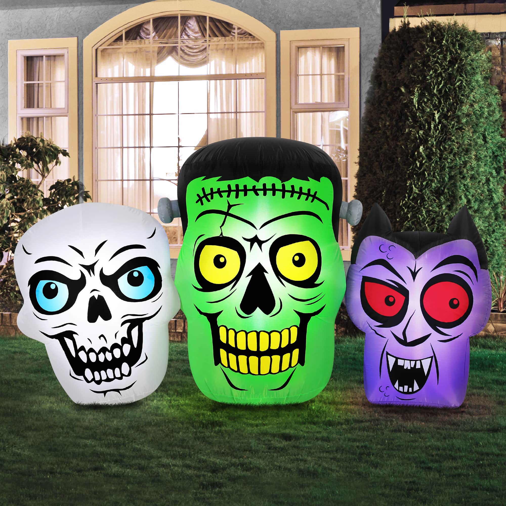 6ft. Airflowz Inflatable Halloween Monster Trio