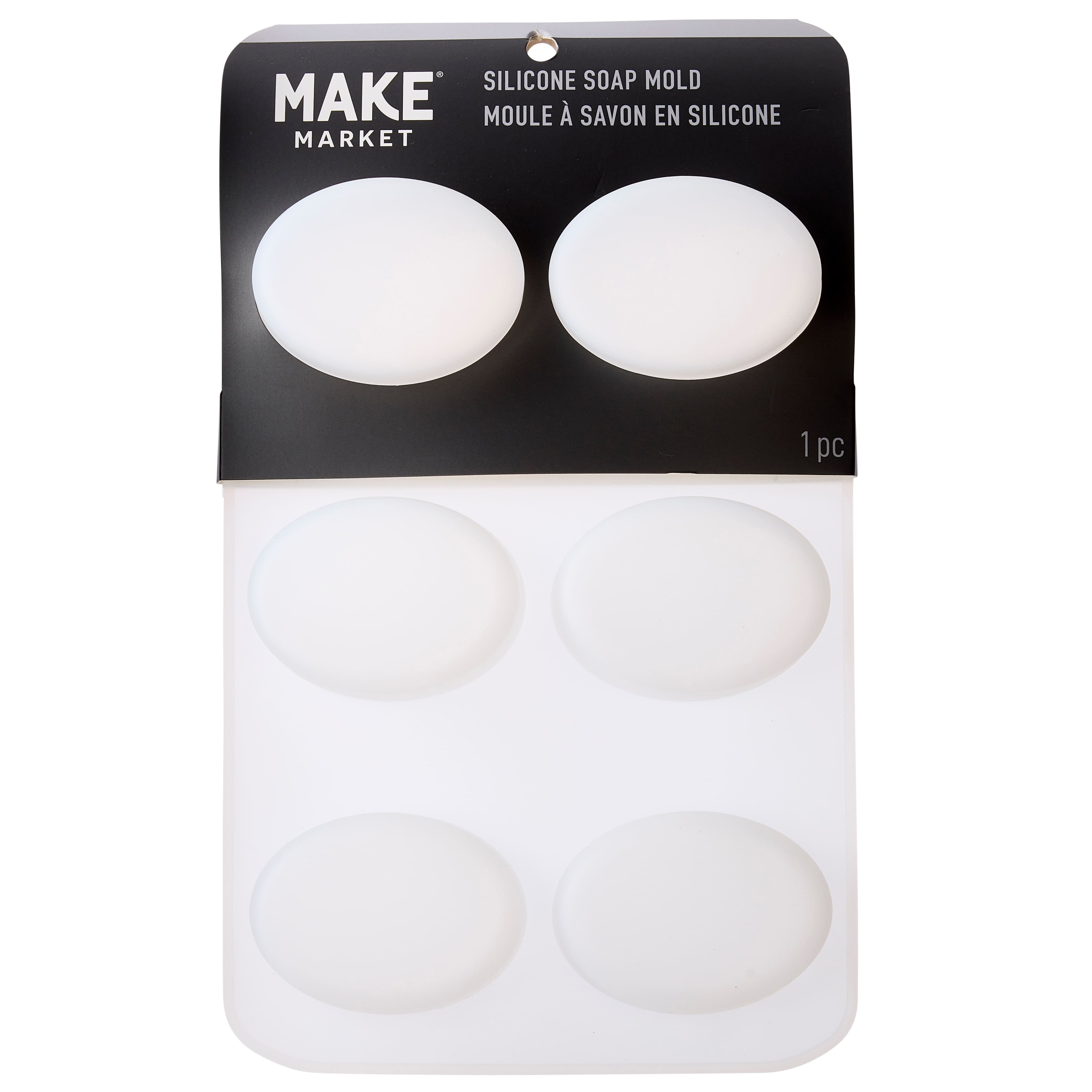 Silicone Oval Soap Mold by Make Market&#xAE;