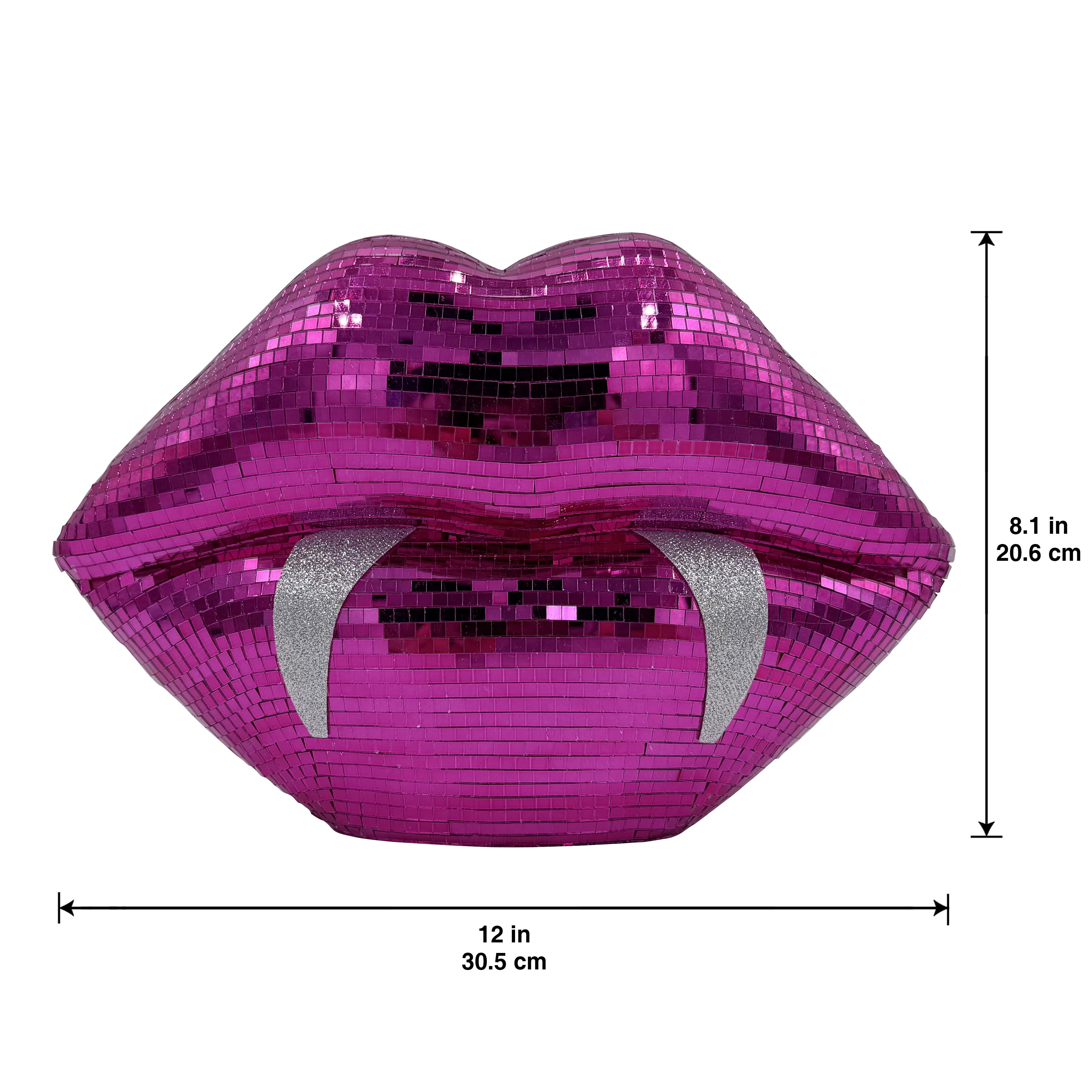 12&#x22; Disco Tabletop Vampire Lips by Ashland&#xAE;