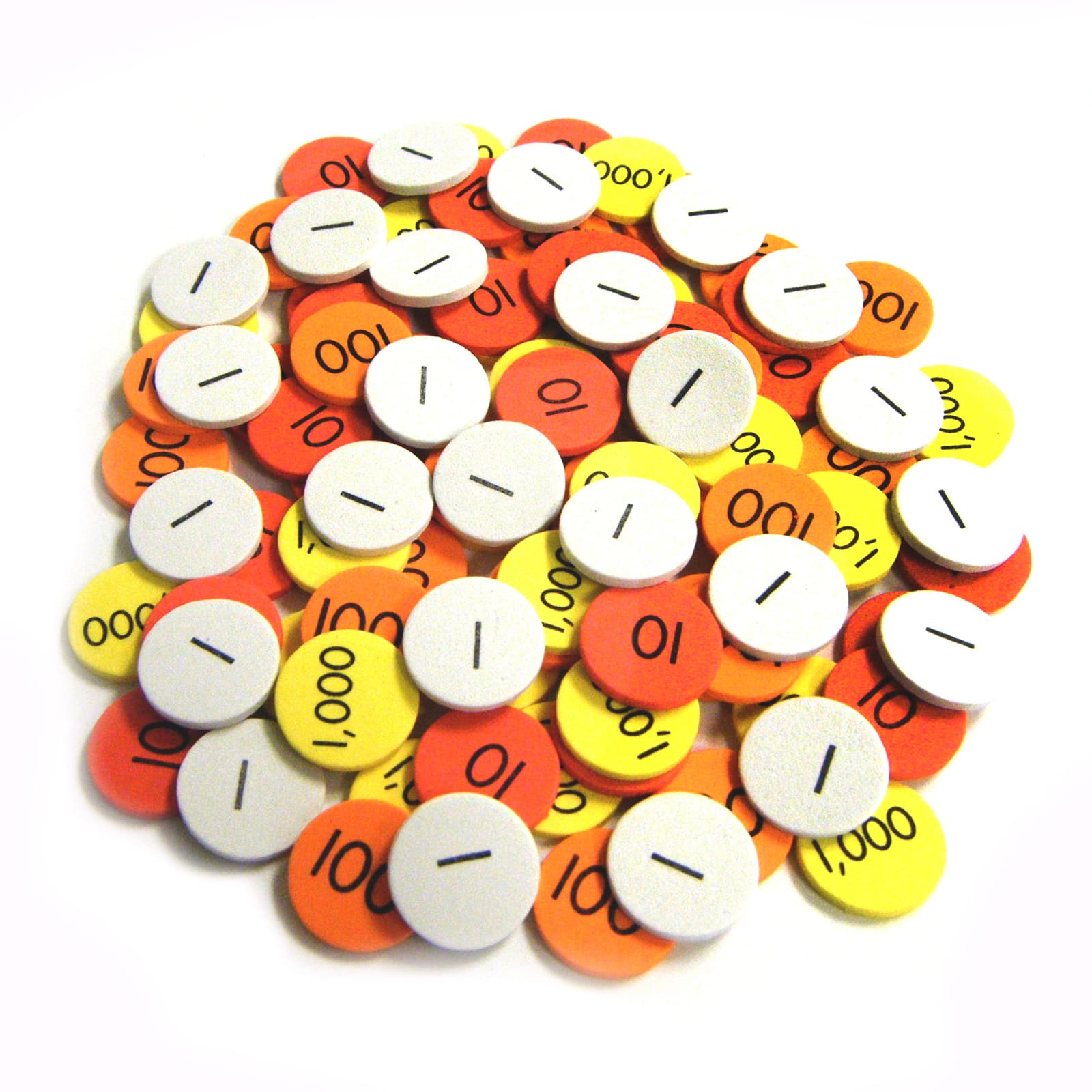 Sensational Math™ Small-Group Set Place Value Discs, 600ct.