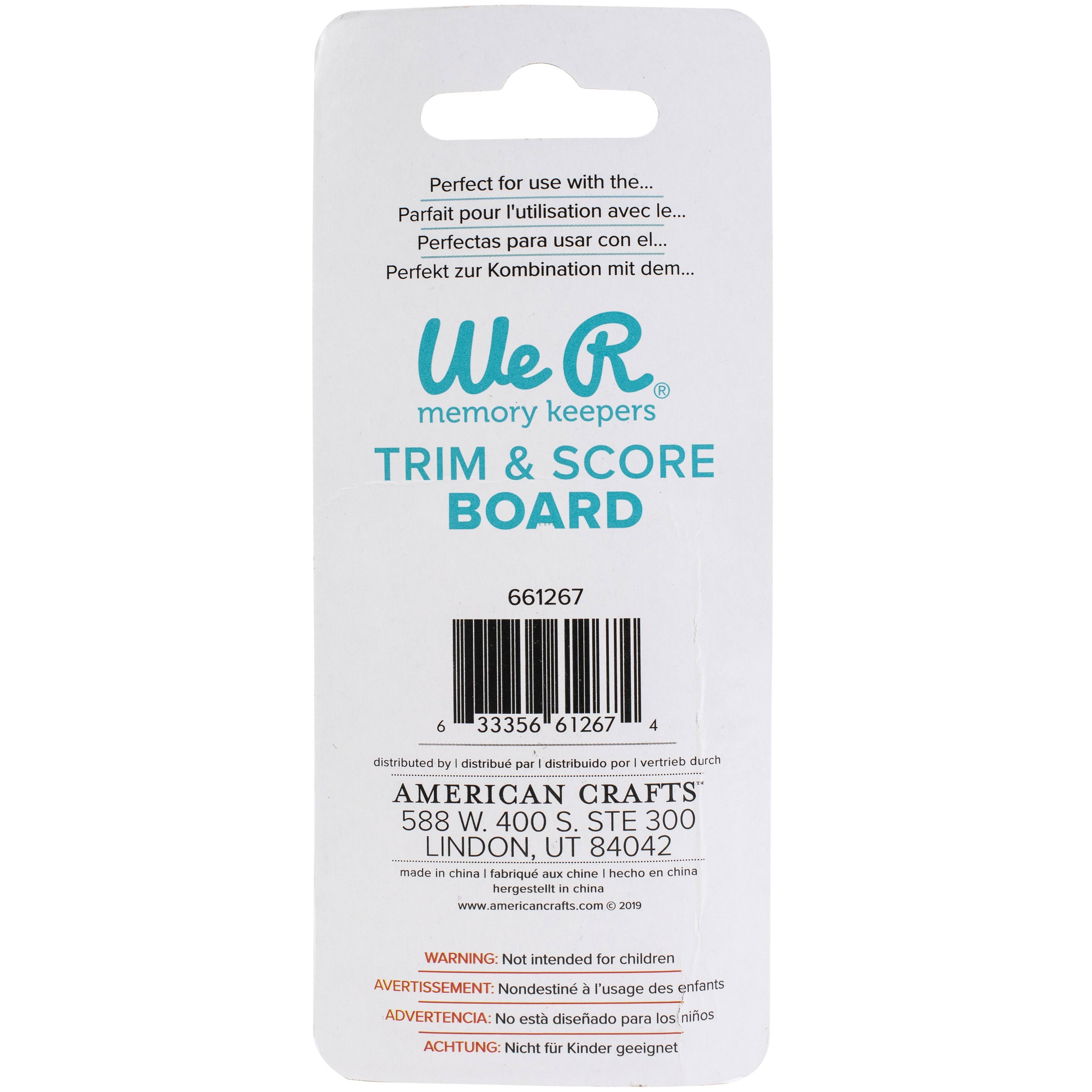 We R Memory Keepers&#xAE; Trim &#x26; Score Board Replacement Blades, 2ct.