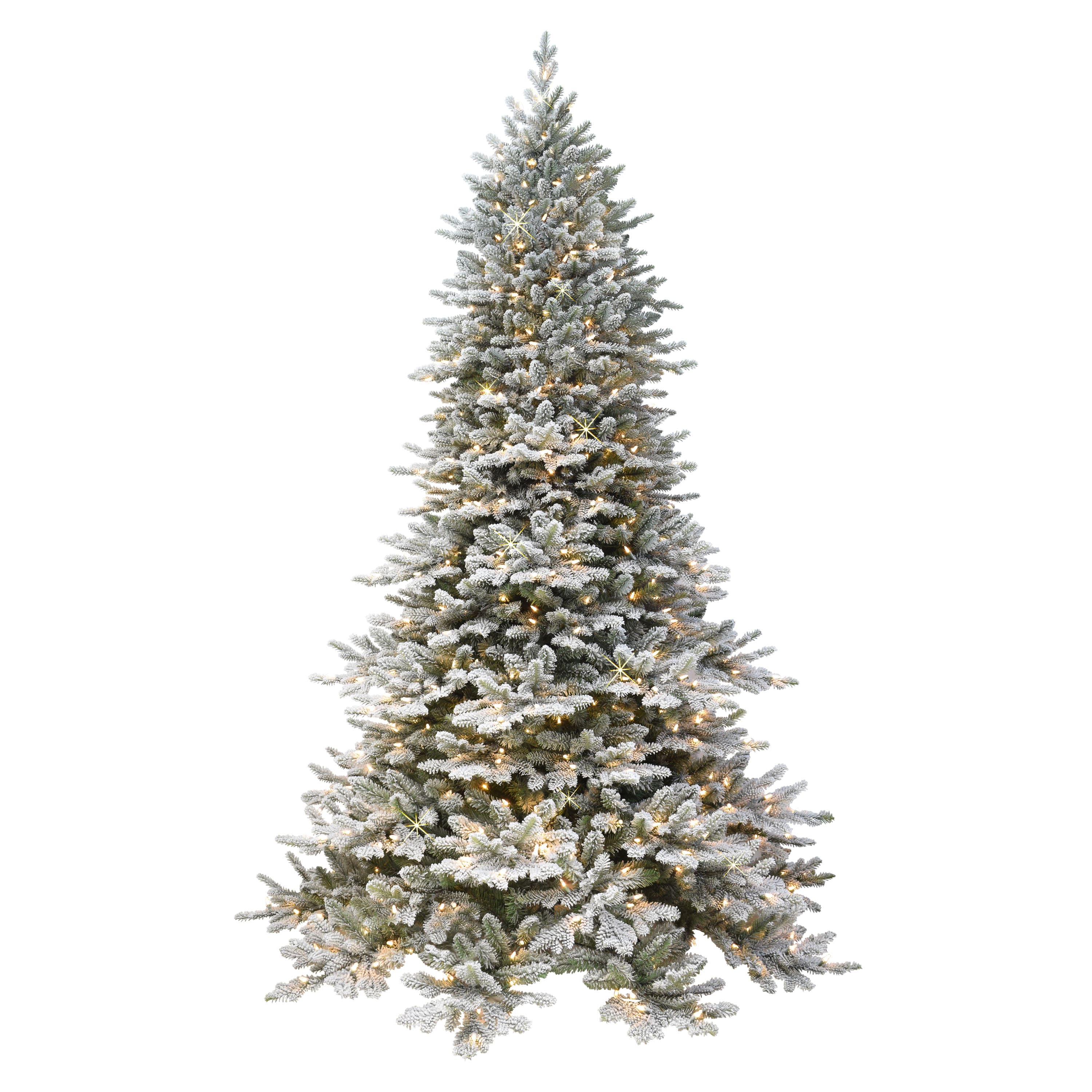 6.5ft. PreLit Flocked Royal Majestic Fir Artificial Christmas Tree