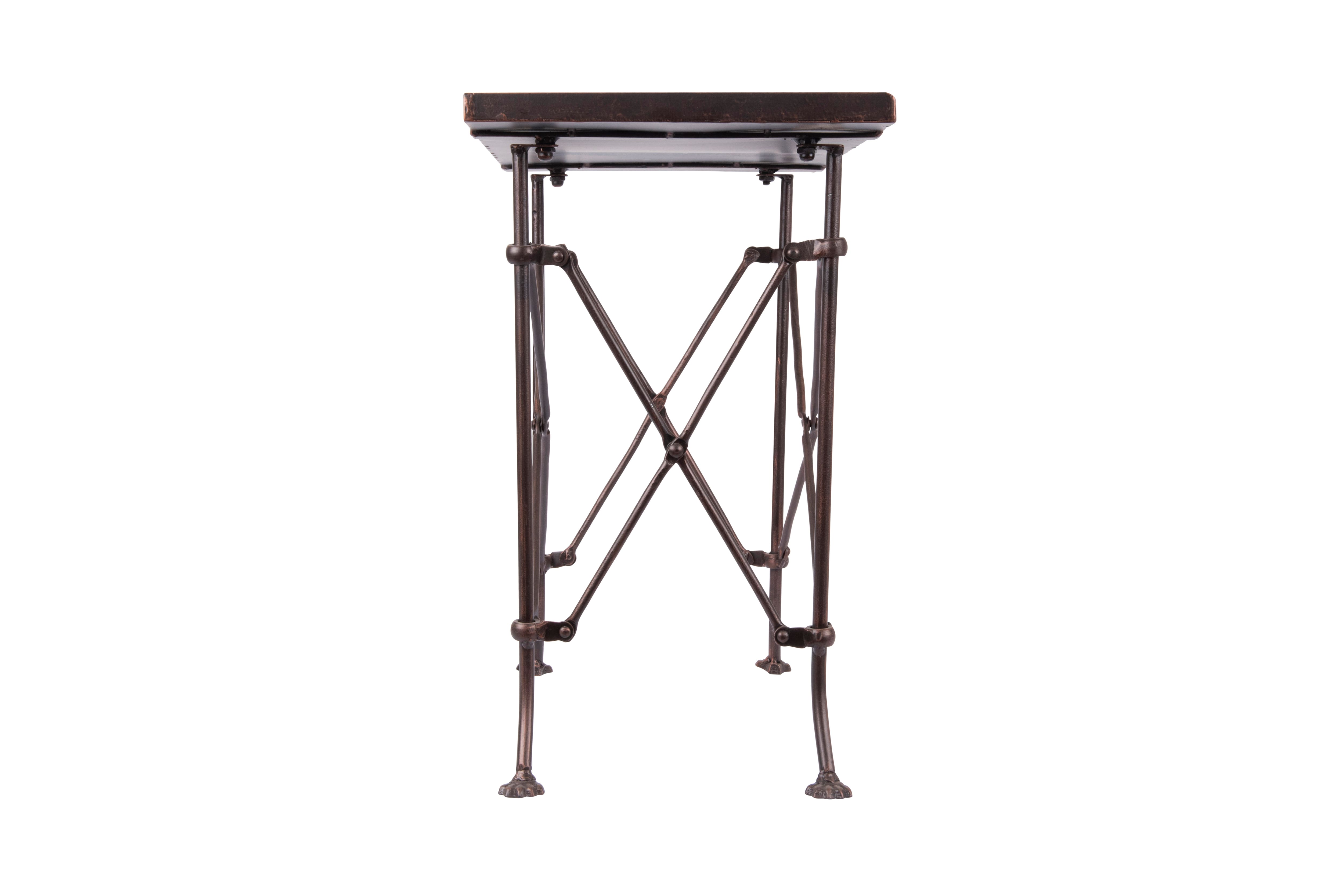 Hello Honey&#xAE; 20&#x22; Metal Rectangle Accent Table