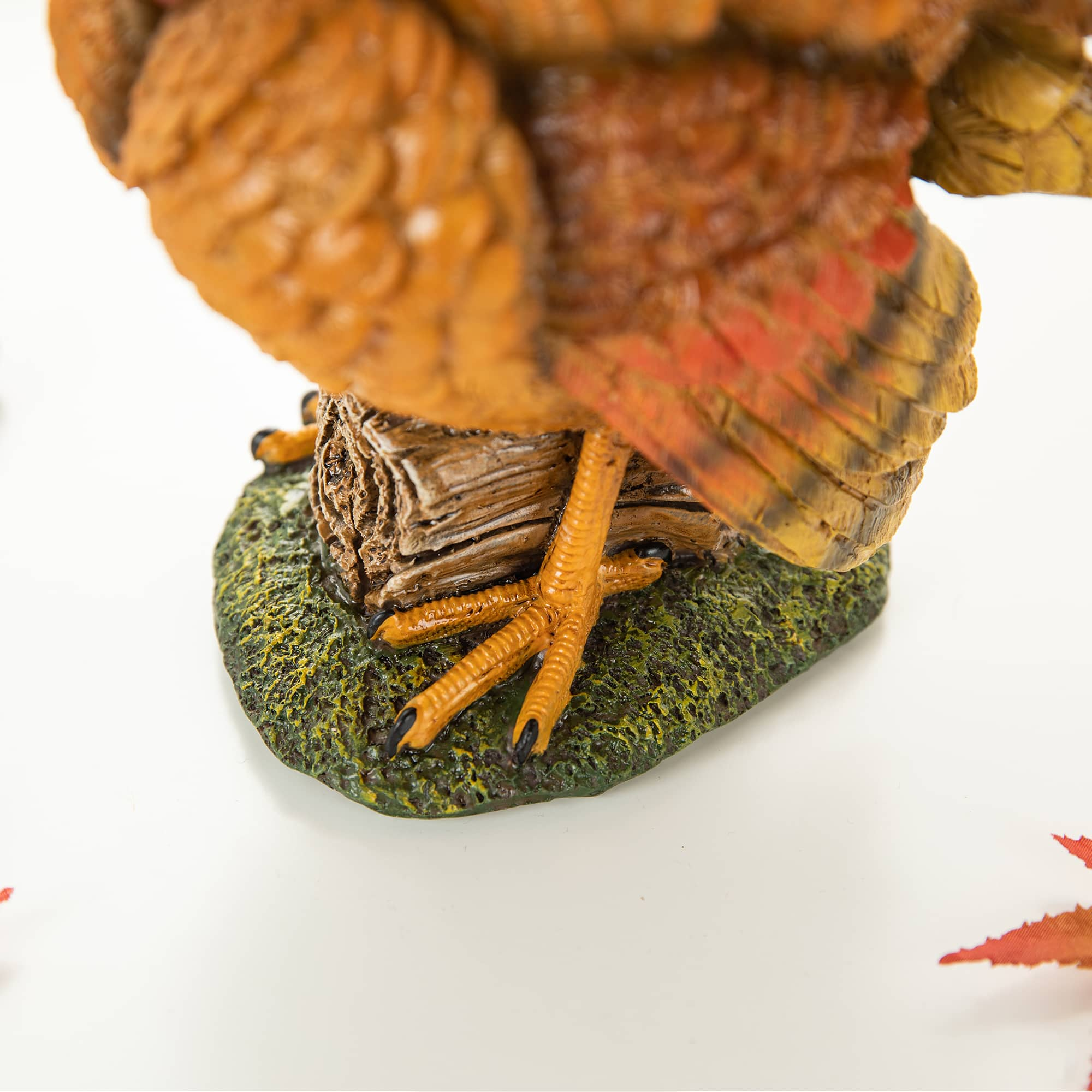 Glitzhome&#xAE; 9.5&#x22; Thanksgiving Resin Turkey Table D&#xE9;cor