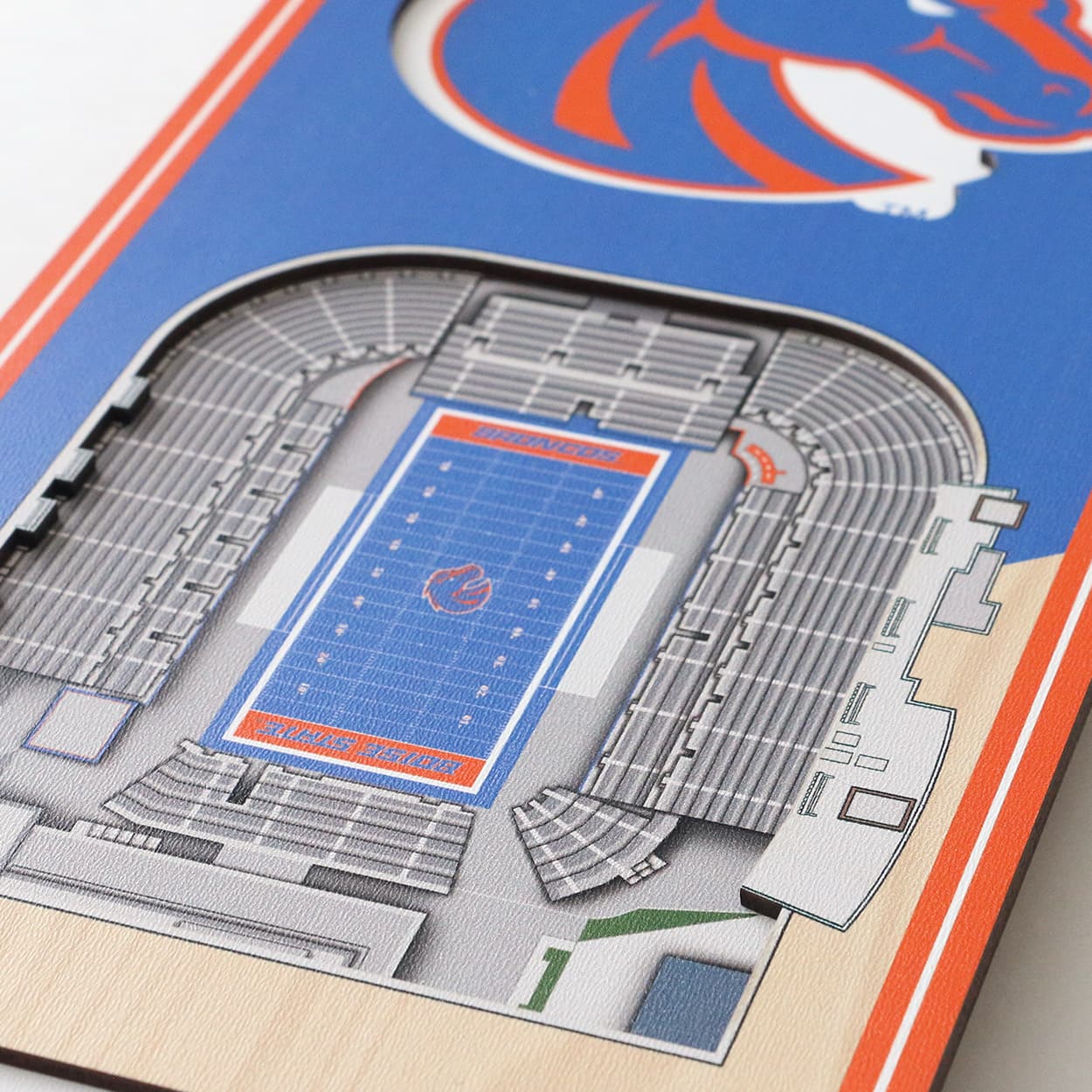 NCAA 6&#x22; x 19&#x22; StadiumView 3D Banner