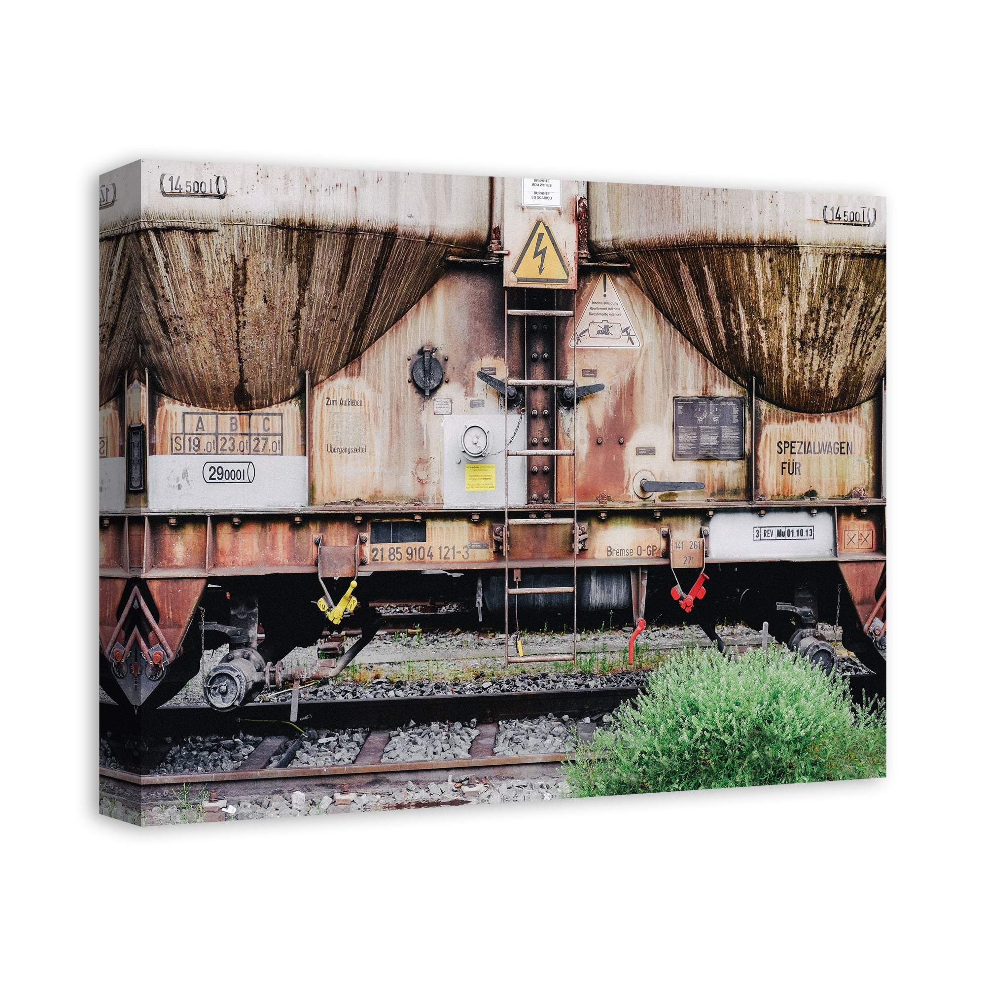 Rustic Train 20" x 16" Canvas Wall Art