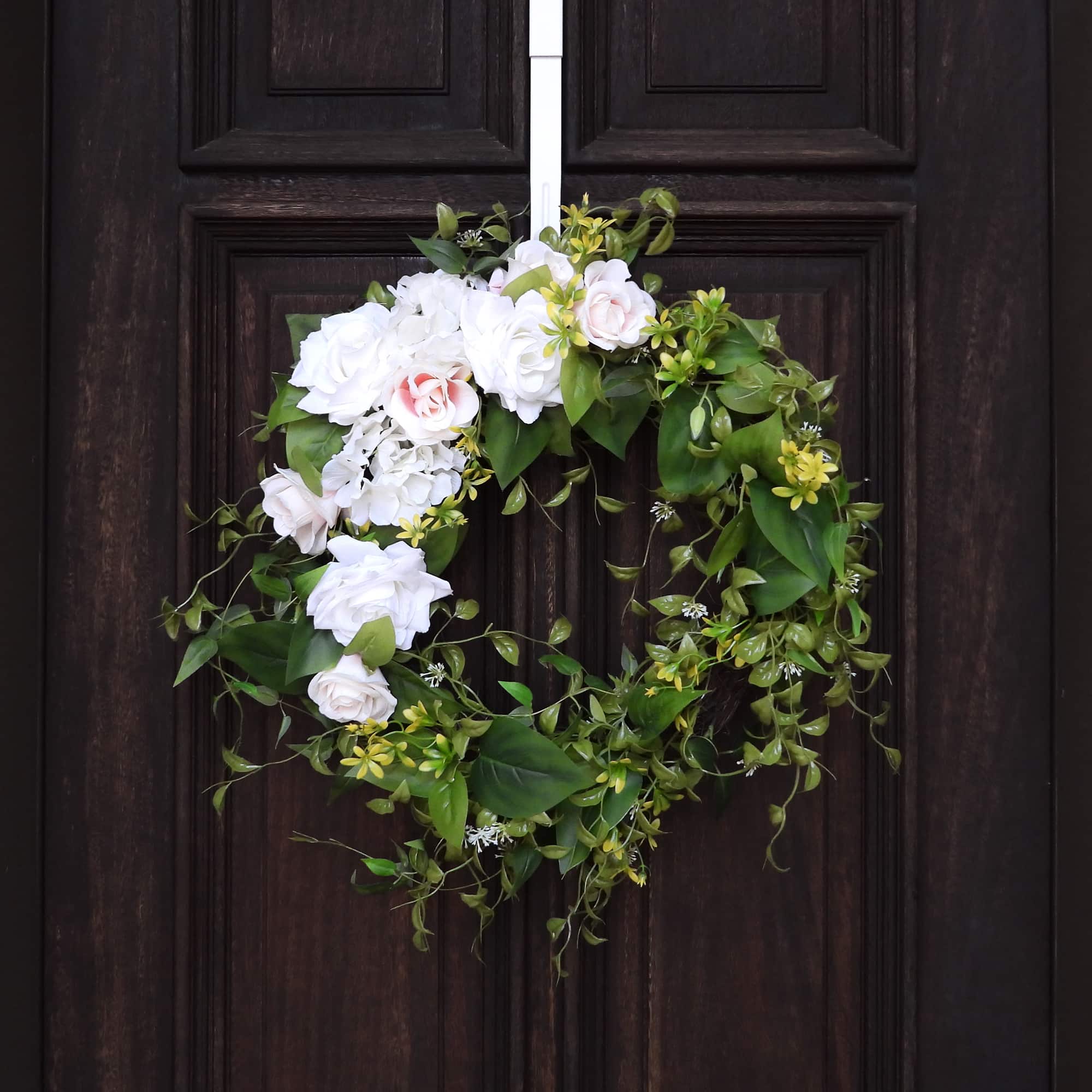 Haute Decor 24&#x22; Rose &#x26; Hydrangea Wreath
