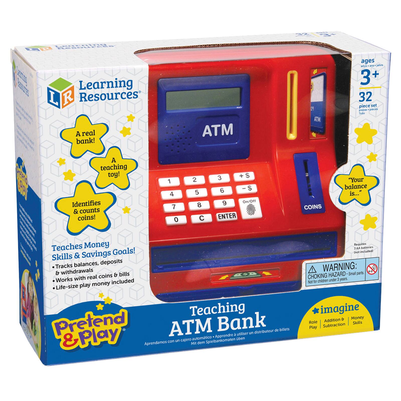 Learning Resources® Pretend & Play® Teaching A.T.M. Bank