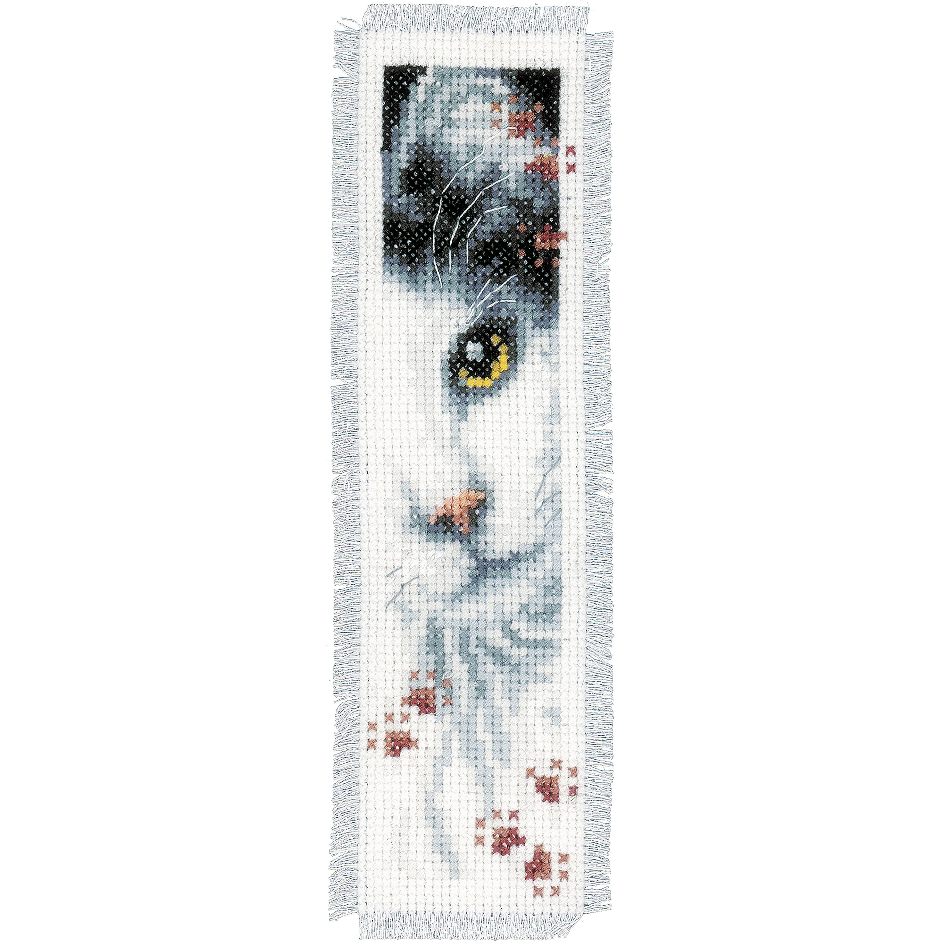 Vervaco Dog & Cat Counted Cross Stitch Bookmark Kit