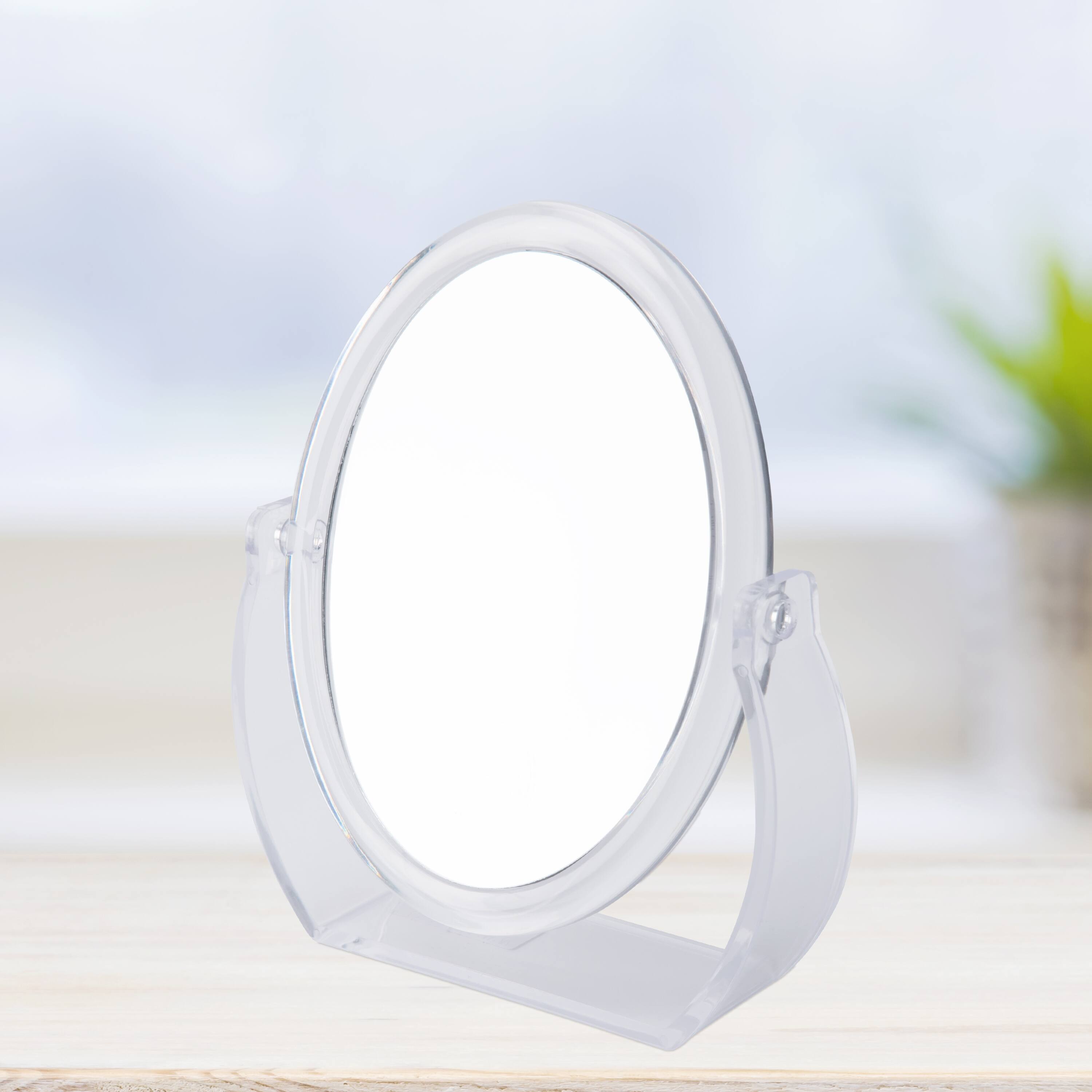 Home Details Swivel 10X Magnification Rubberized Vanity Mirror