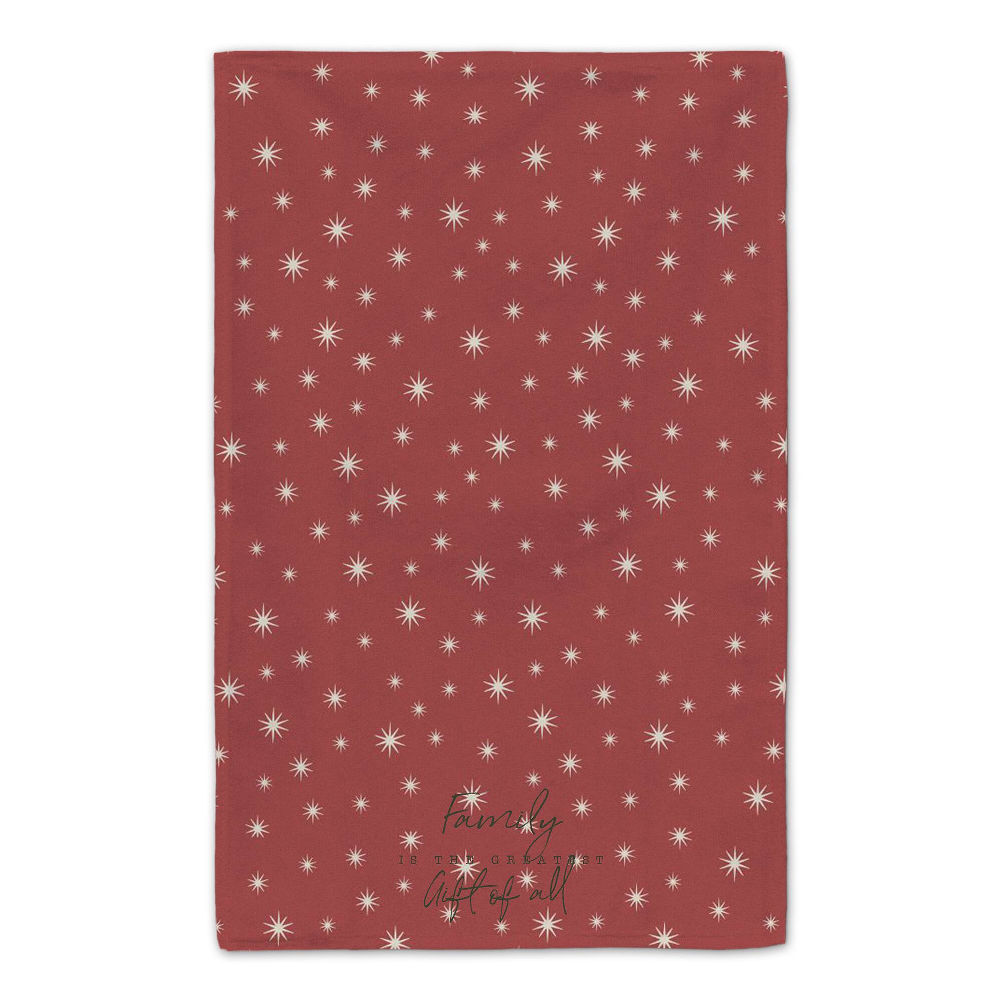 Red Family Twinkle Tea Towels, 2ct.
