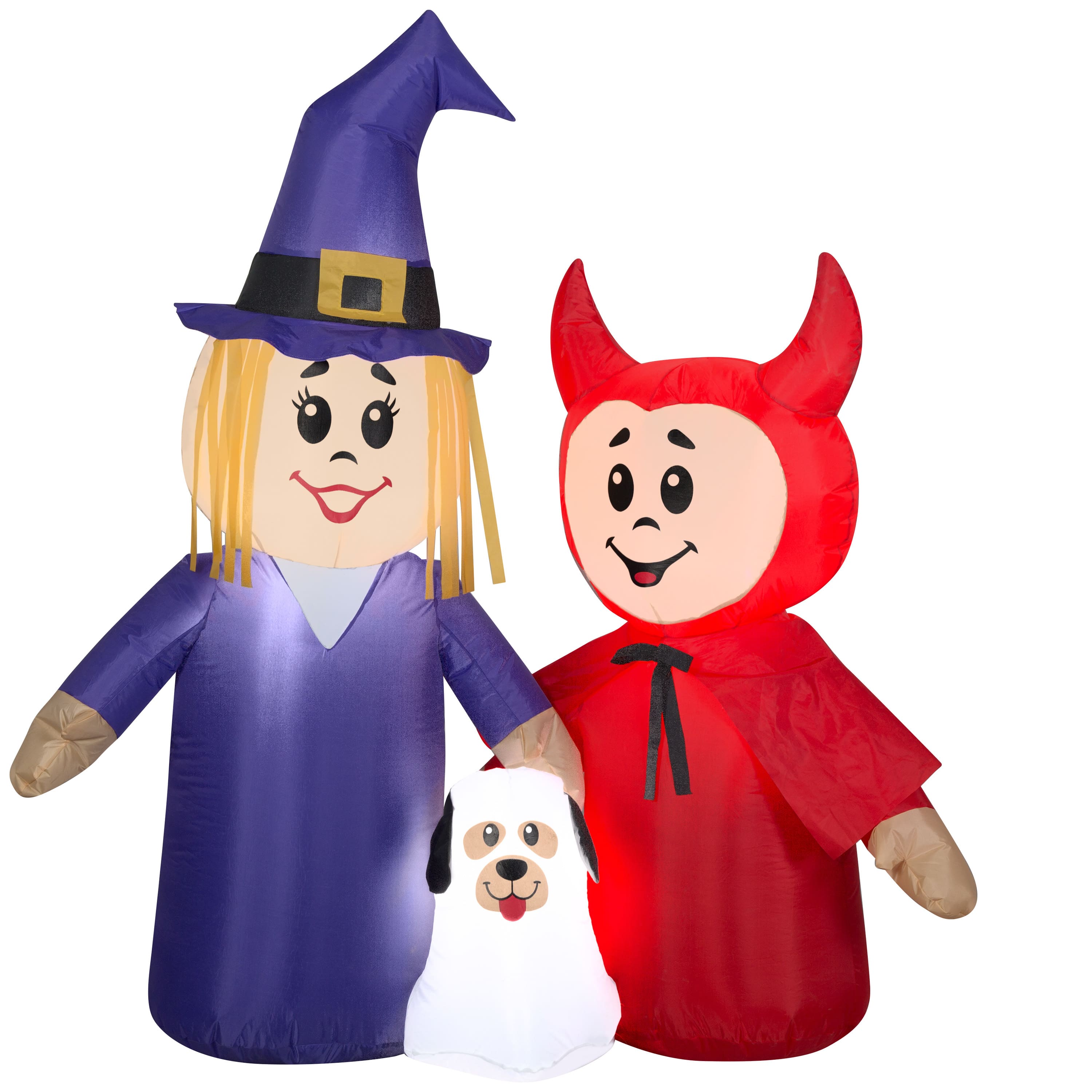 5ft. Airblown® Inflatable Halloween Treater Trio Scene