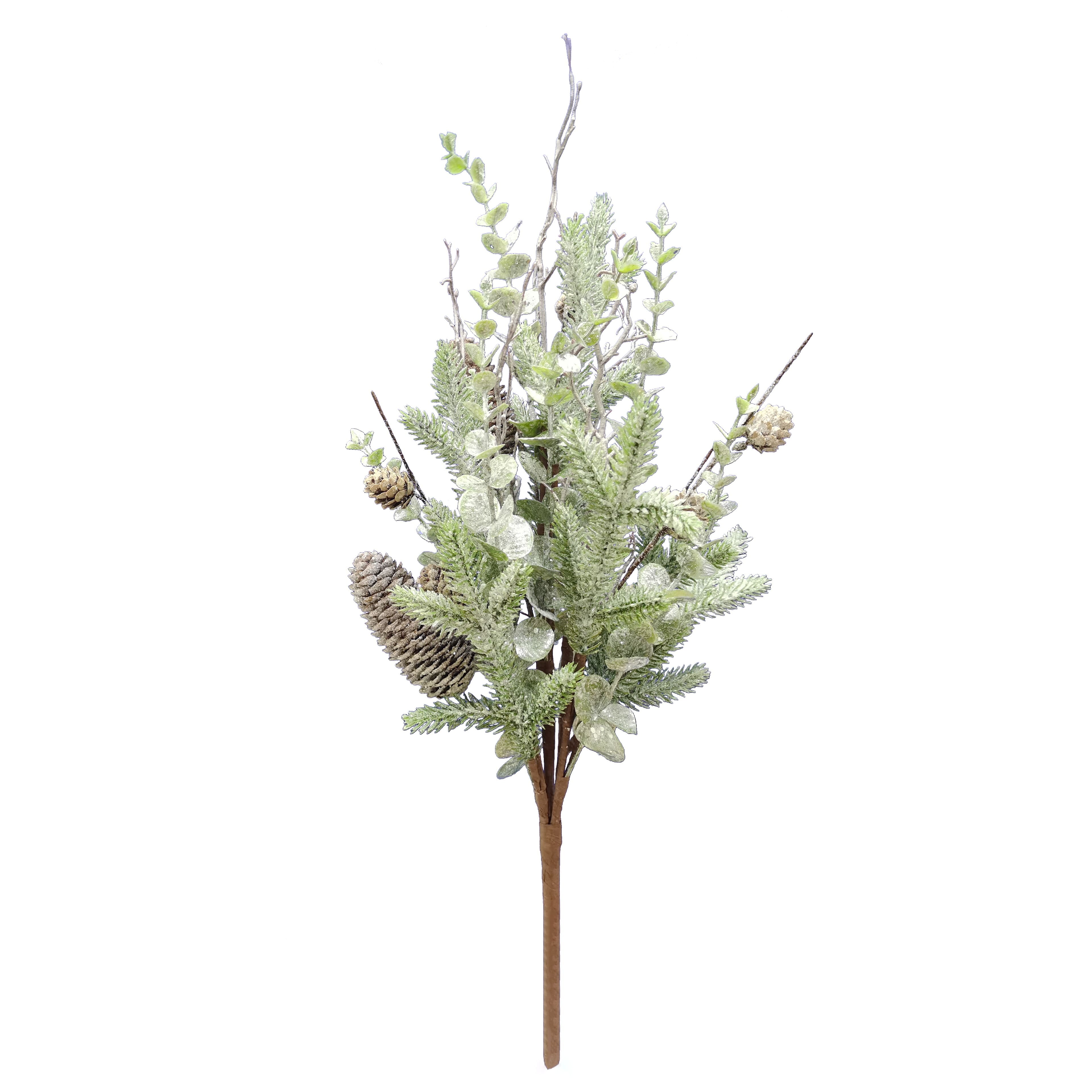 Glittery Eucalyptus &#x26; Pinecone Bush by Ashland&#xAE;