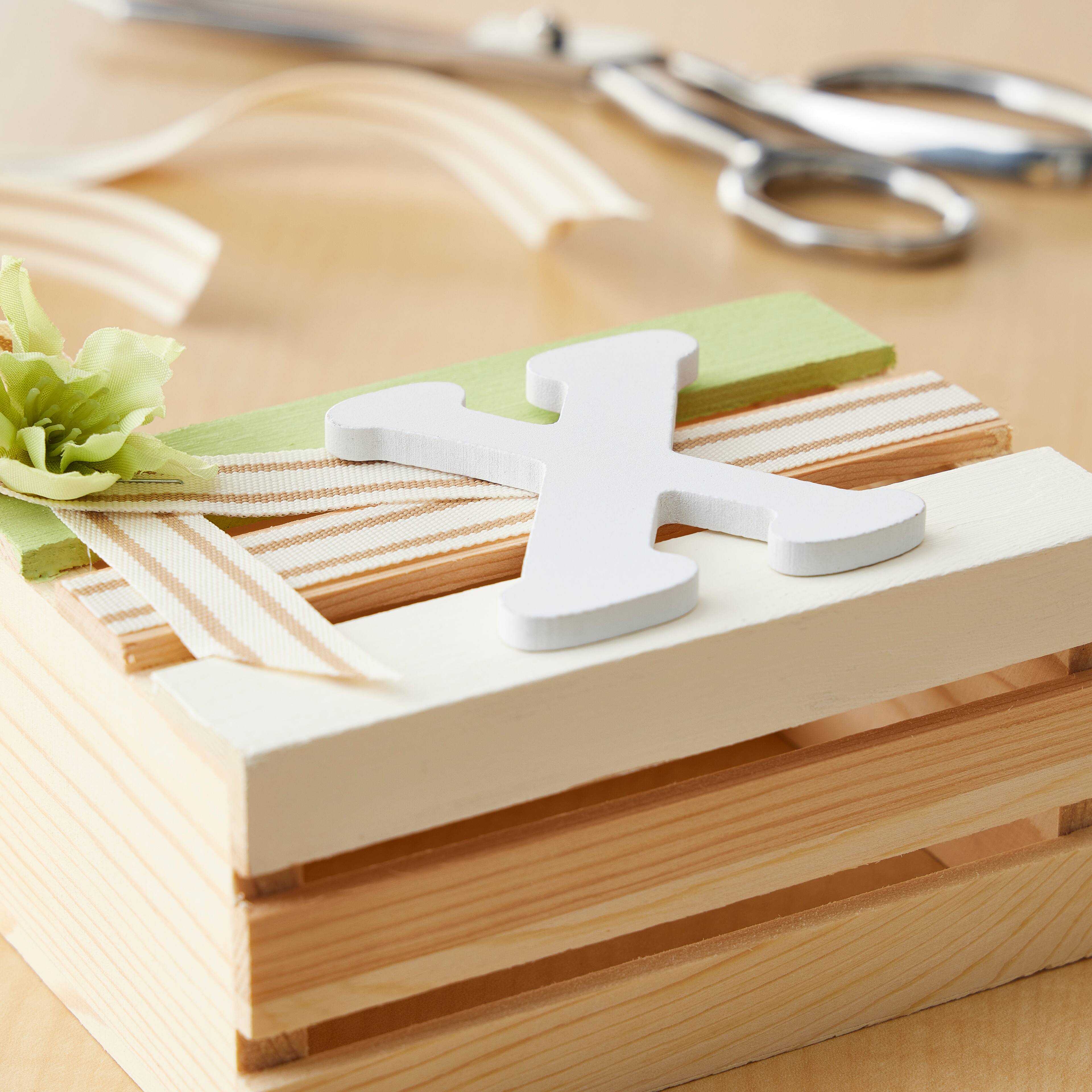 12 Pack: 2.5" White MDF Letter by Make Market®