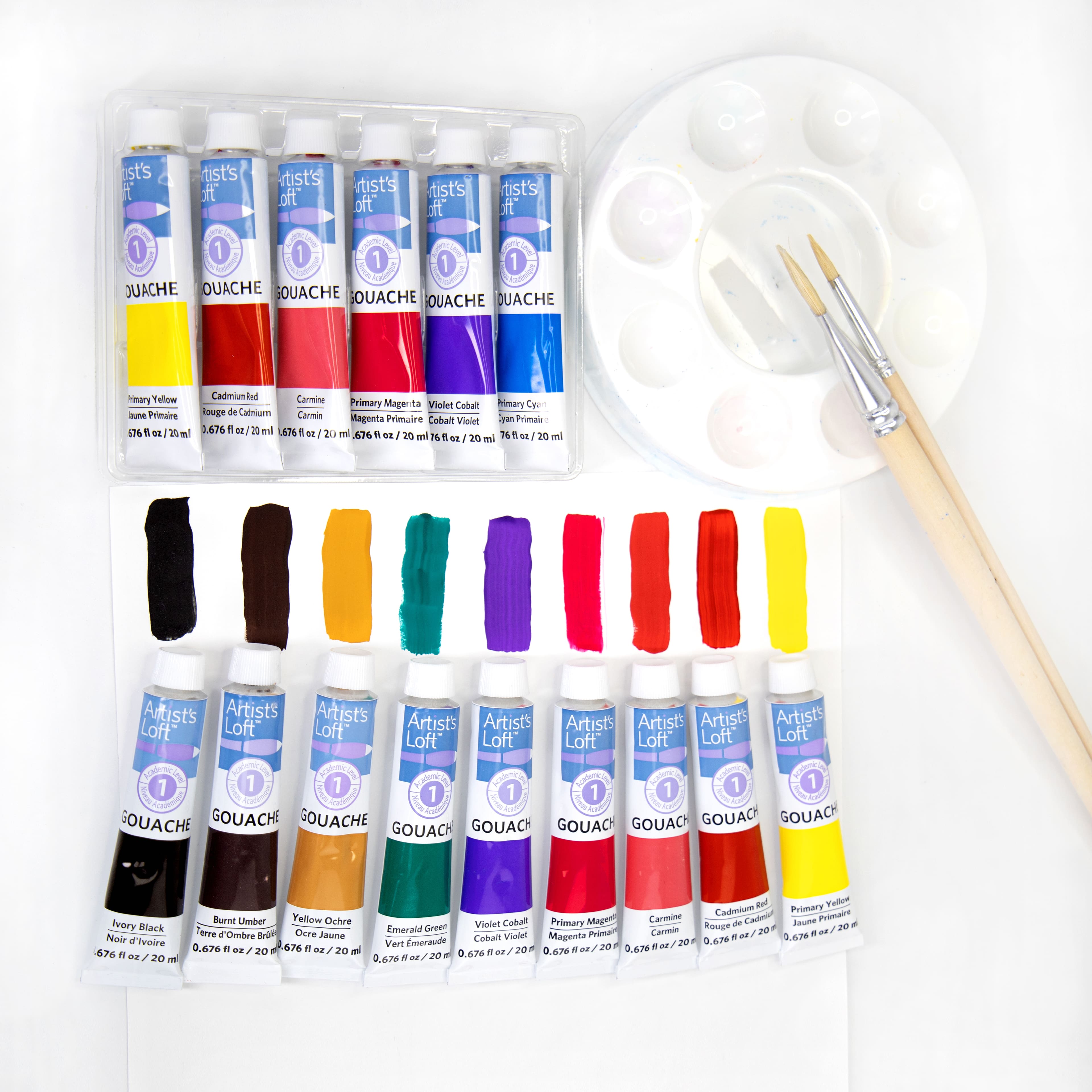 12 Color Gouache Paint Set by Artist's Loft™
