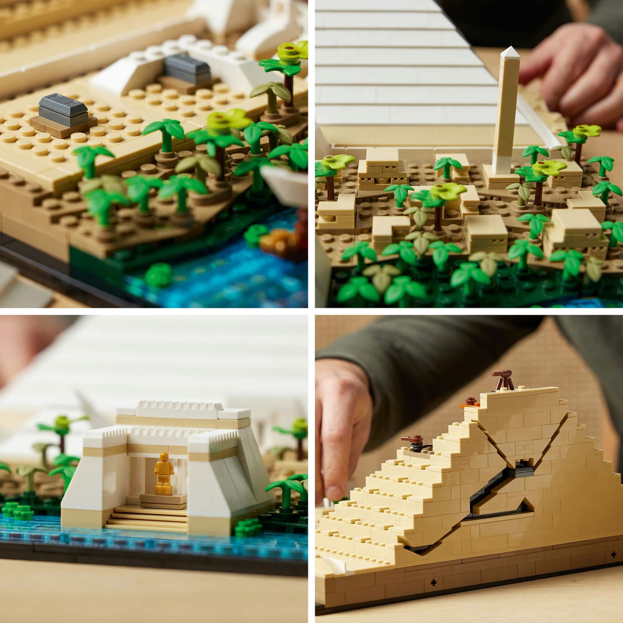 LEGO&#xAE; Architecture Great Pyramid of Giza 21058 Building Kit (1,476 Pieces)