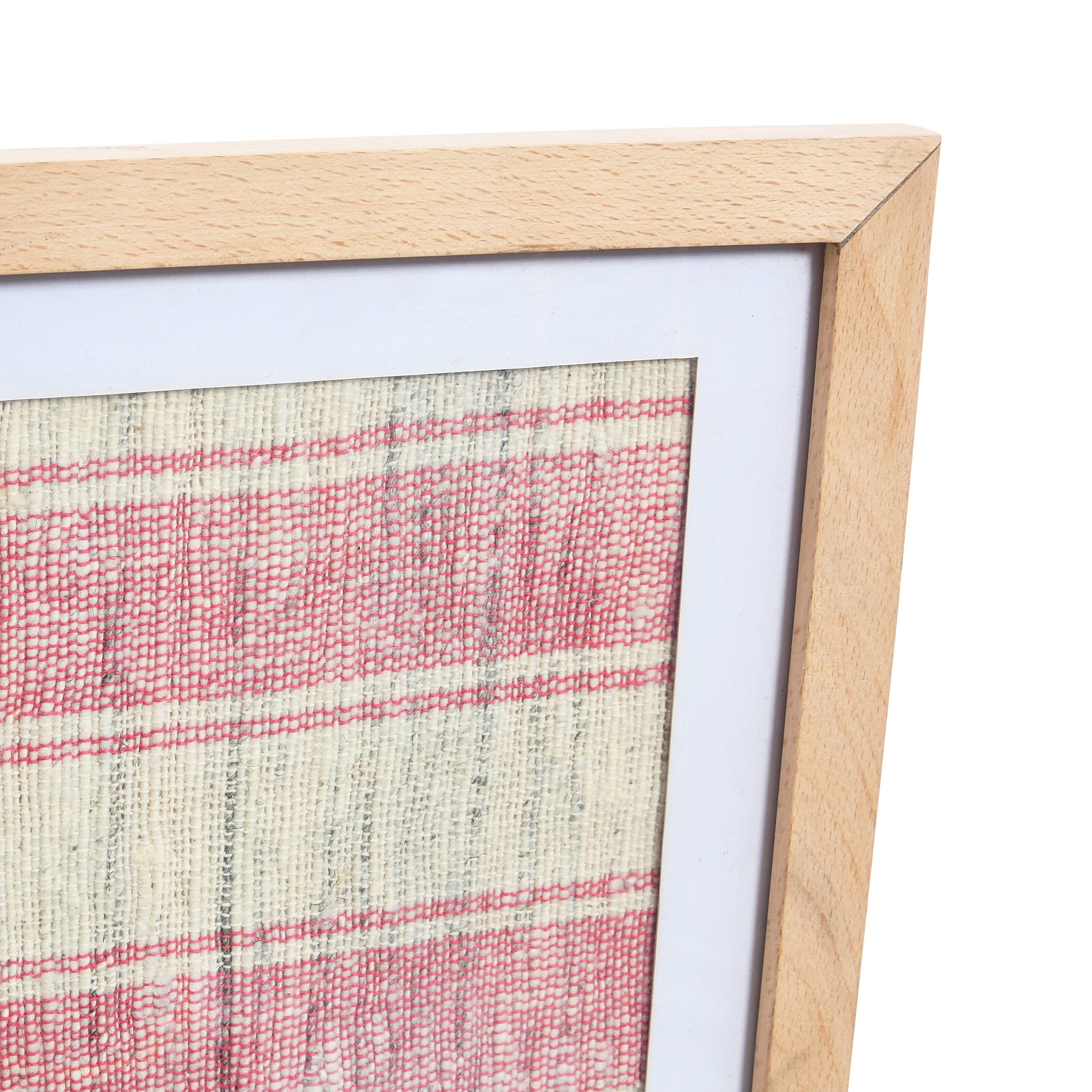 Hello Honey&#xAE; Framed Bohemian Handwoven Cotton Wall Art