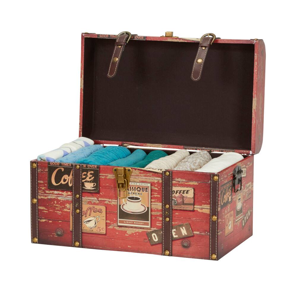 Household Essentials Coffee Shop Decorative Trunk