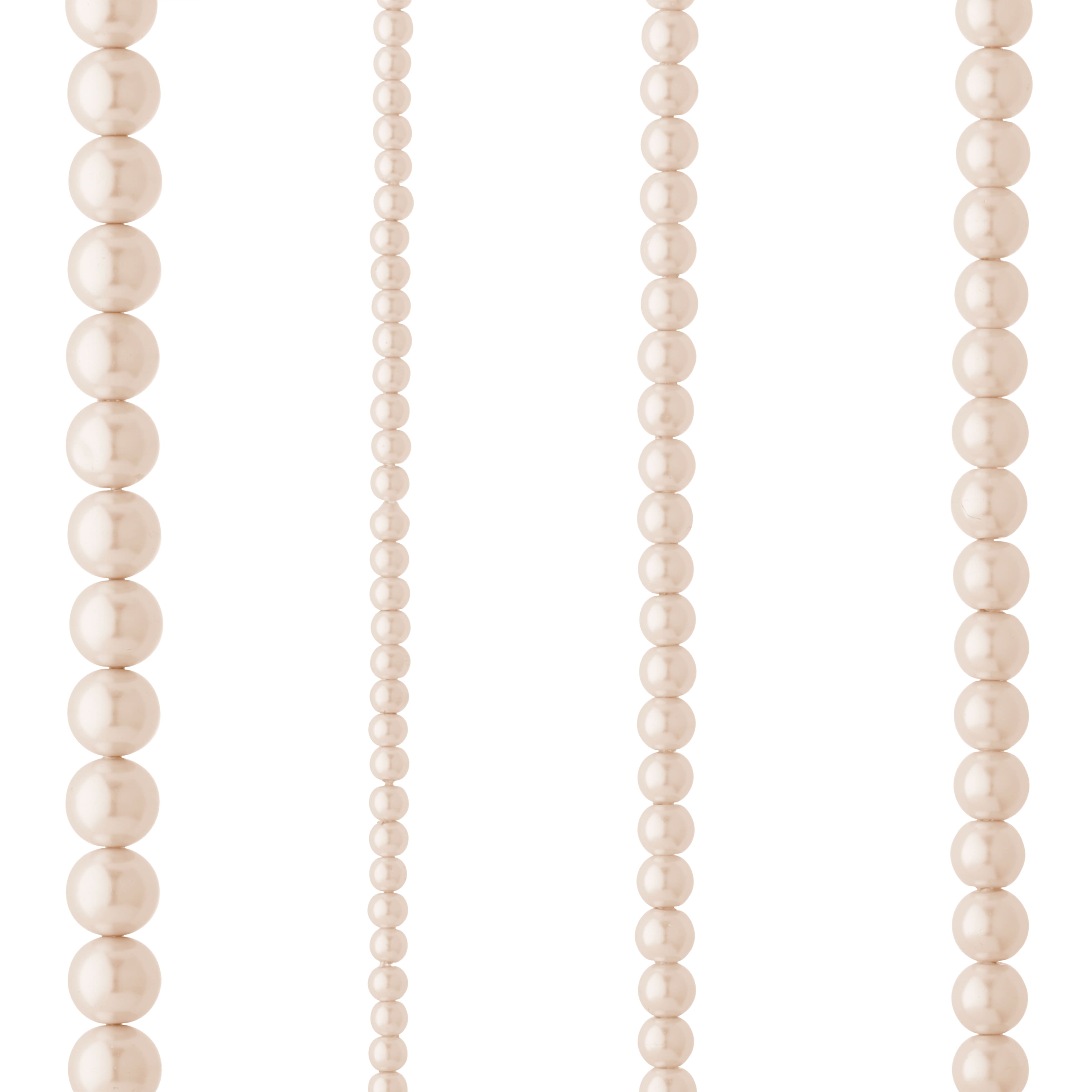 12 Pack: Light Pink Glass Pearl Round Beads by Bead Landing&#x2122;