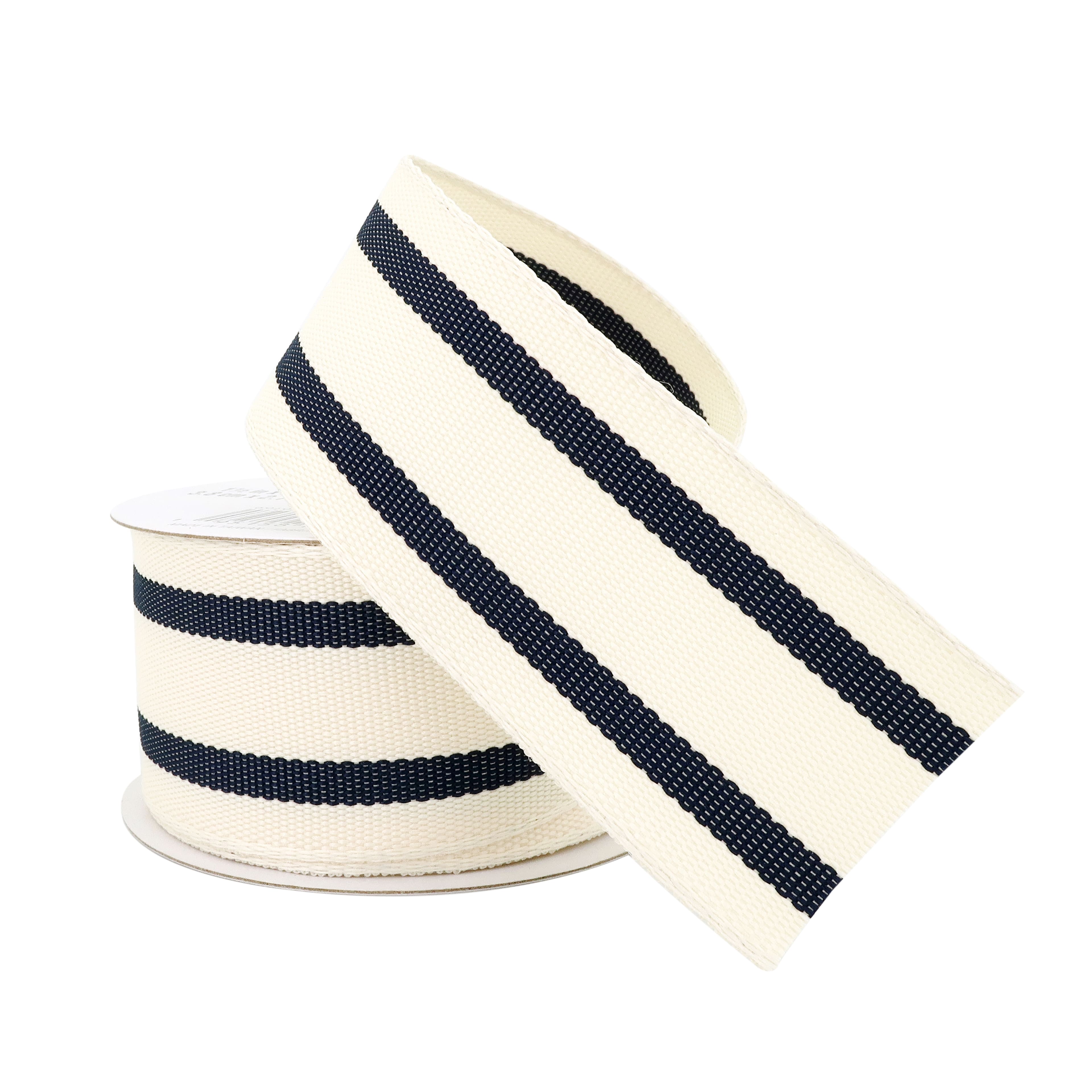 12 Pack: 1.5" x 3yd. Wired Ticking Stripe Ribbon by Celebrate It™