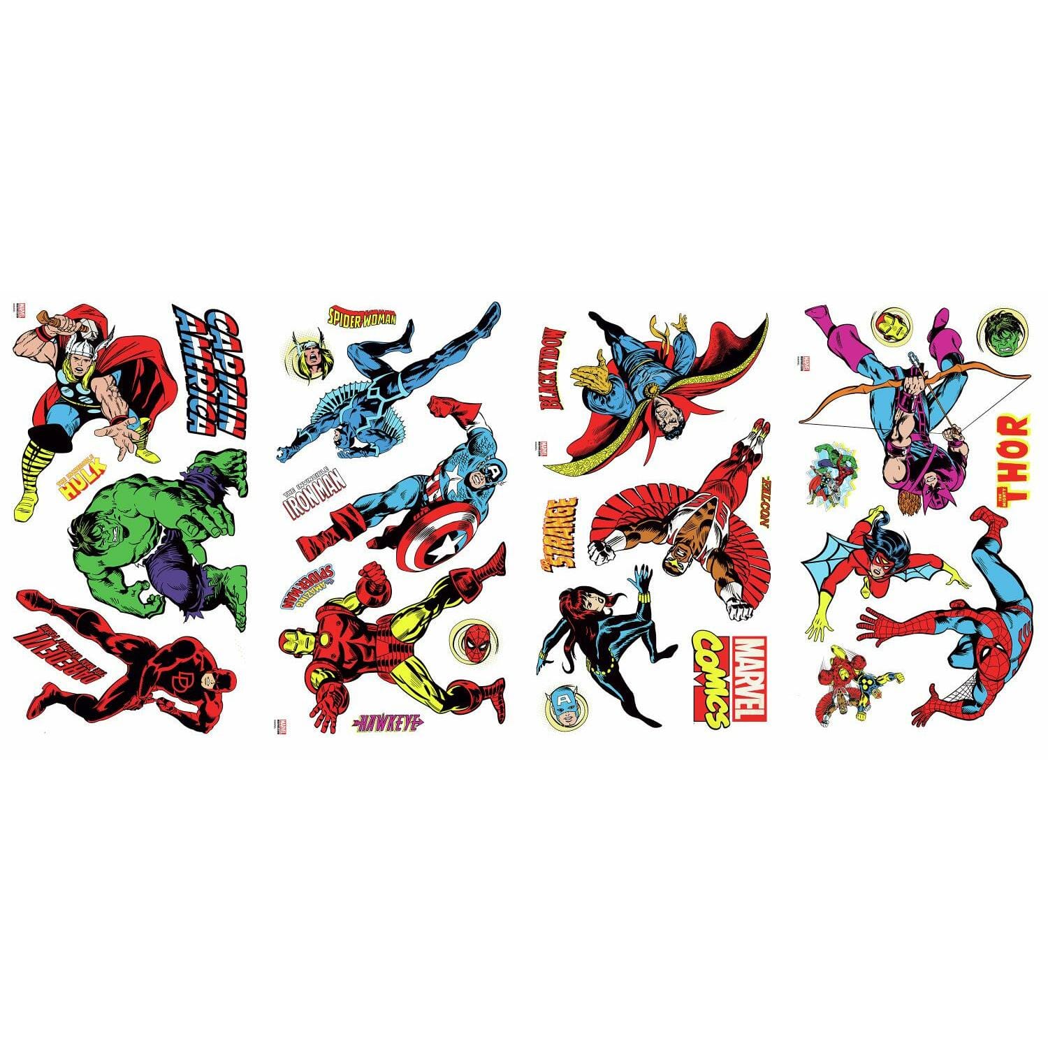 RoomMates Marvel Classics Peel &#x26; Stick Wall Decals