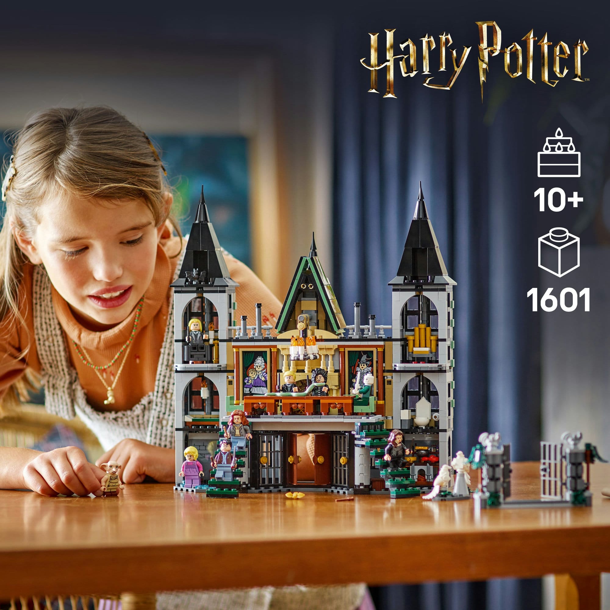 LEGO&#xAE; Harry Potter&#x2122; Malfoy Manor, Wizard Toy Building Set 76453