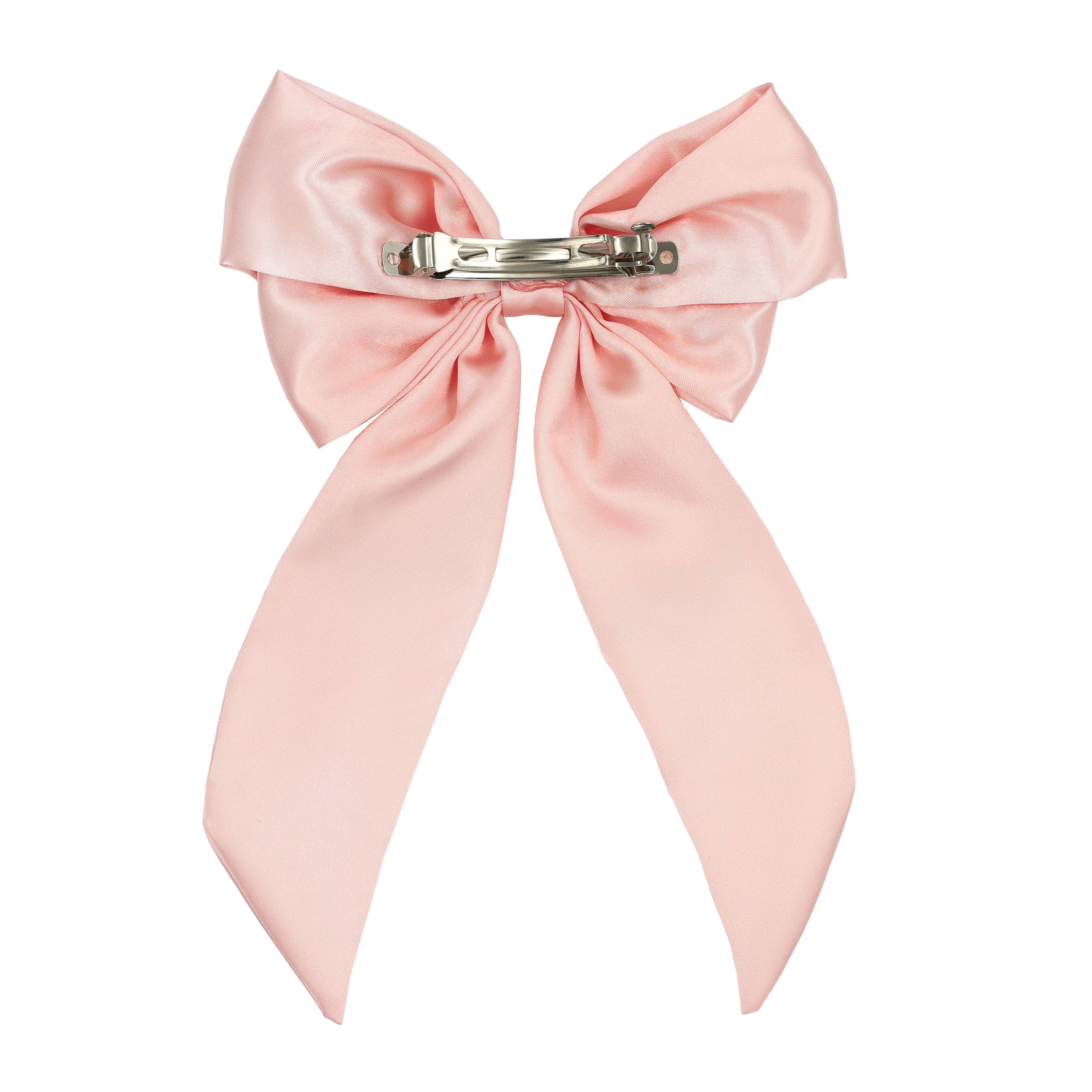 Assorted Big Soft Bow Hair Clip, 1pc. by Fab Finds
