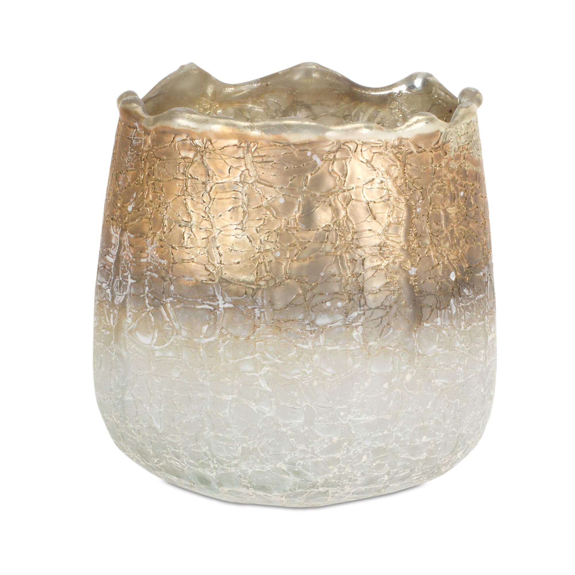 3.75" Textured Glass Votive Holder Michaels