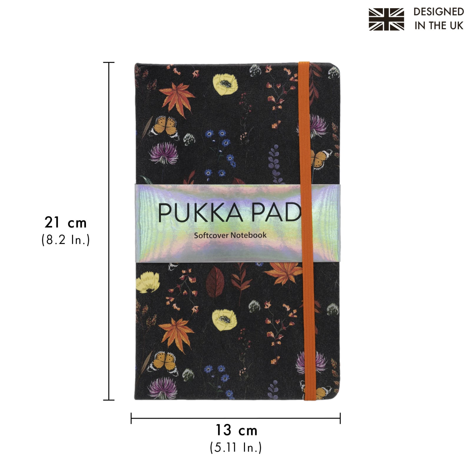 Pukka Pads Bloom Softcover Notebooks with Pocket, 3ct.