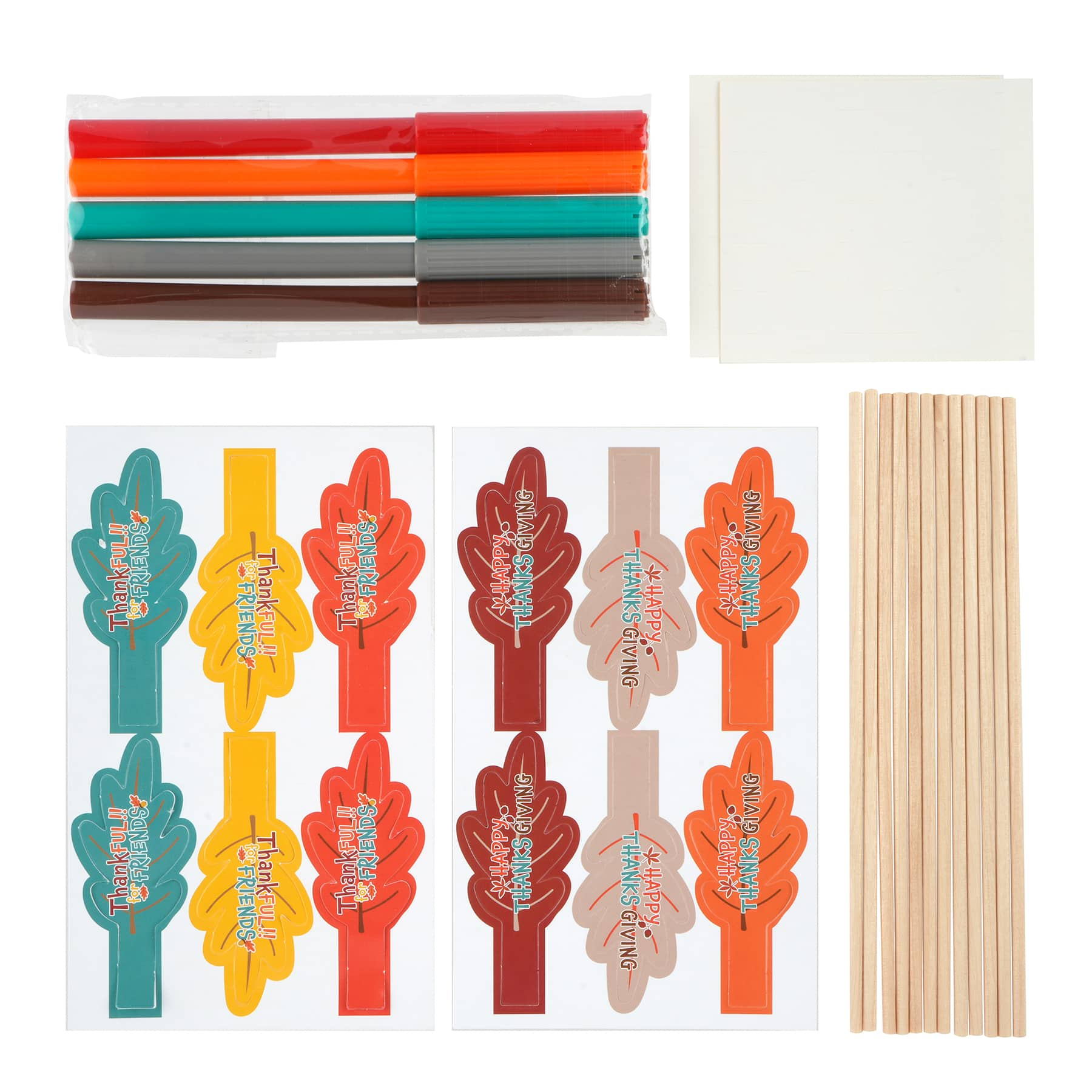 Thanksgiving Stick Character Craft Kit by Creatology&#x2122;