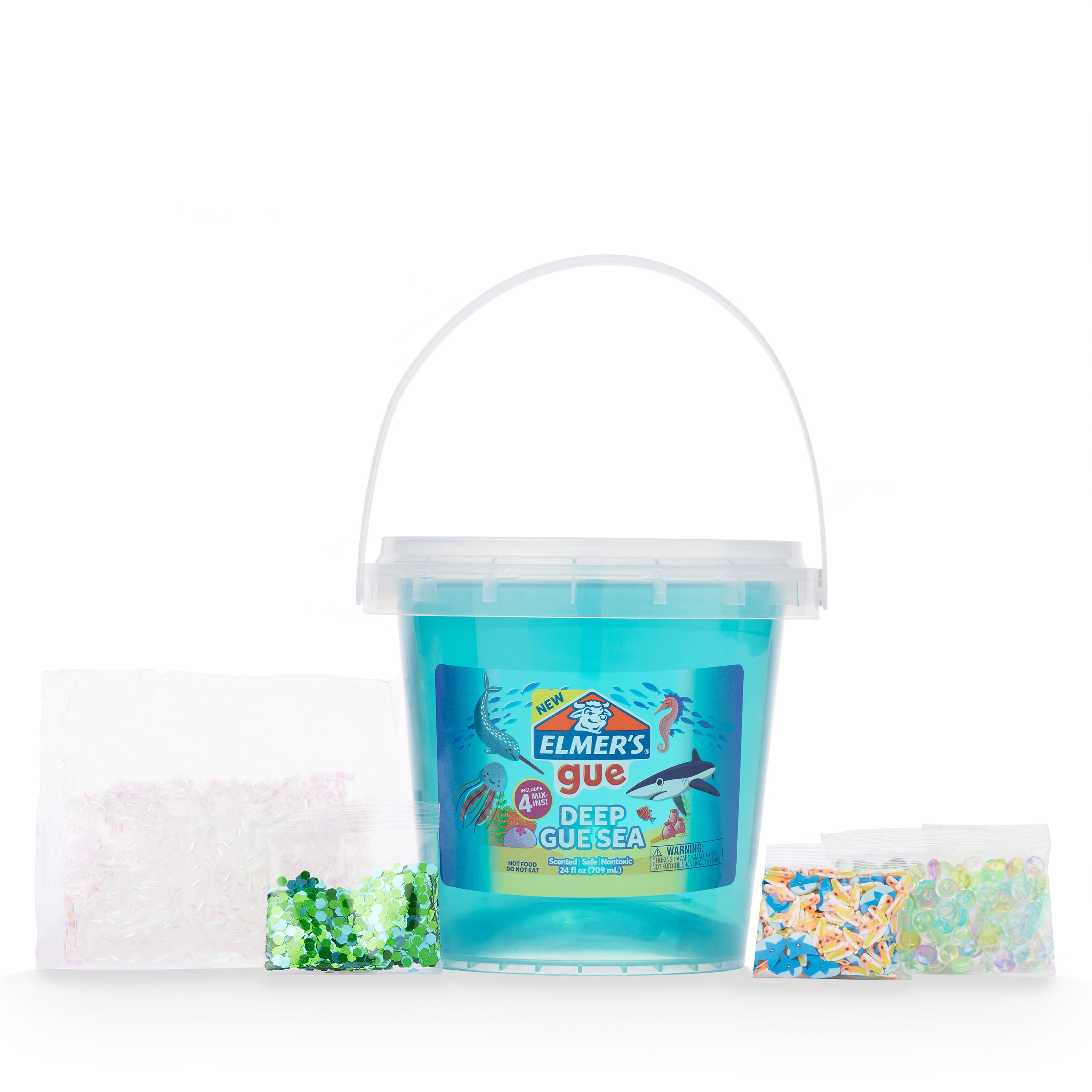 6 Pack: Elmer&#x27;s&#xAE; Gue Deep Gue Sea Premade Slime with Mix-Ins