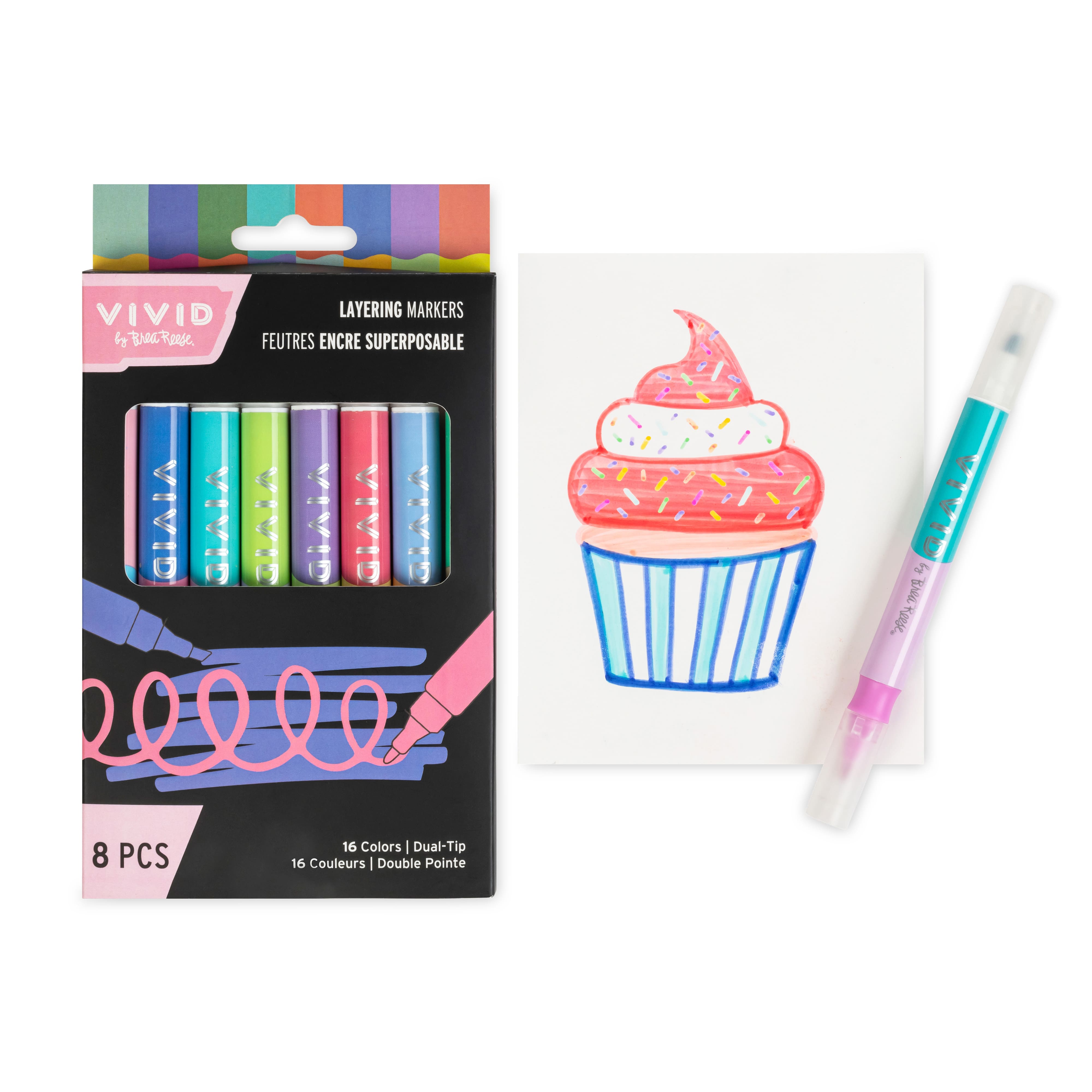 VIVID by Brea Reese® Layering Markers Set