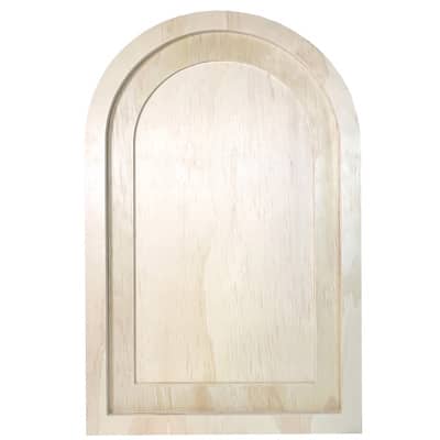Unfinished Wood Arch Sign, Size: 28.6cm x 45.7cm | Michaels