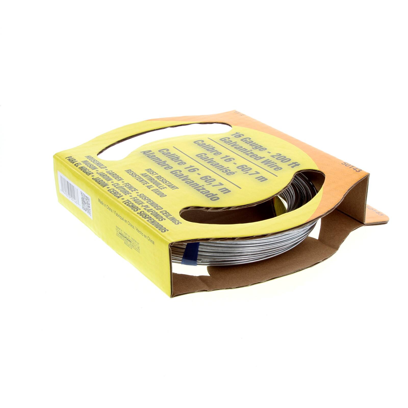 OOK® 16 Gauge Steel Galvanized Picture Hanging Wire, 200ft.