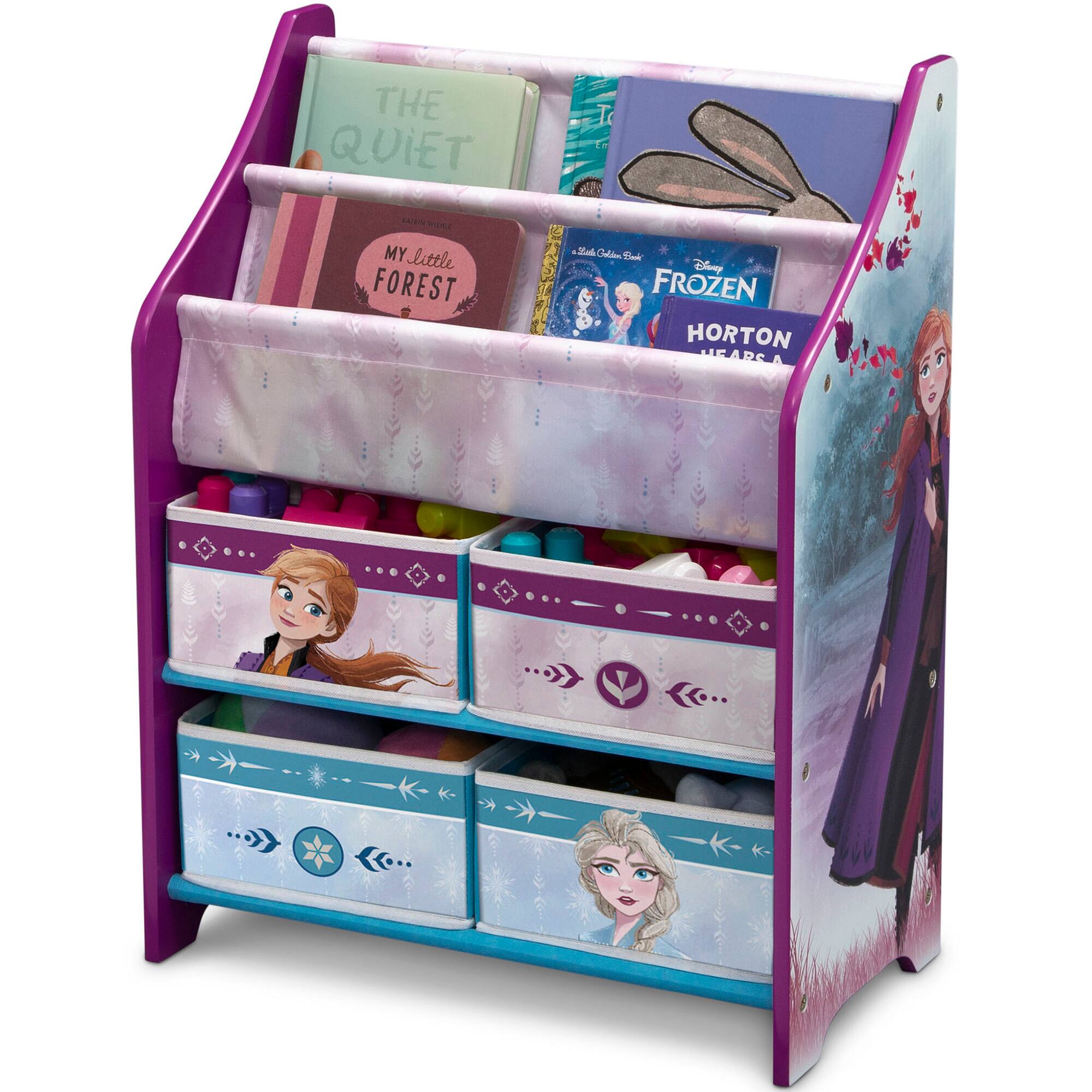 Delta Children Frozen II Toy & Book Organizer