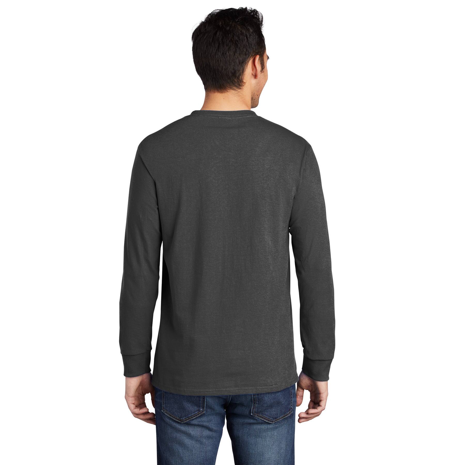 Port & Company® Long Sleeve Essential Pocket T-Shirt