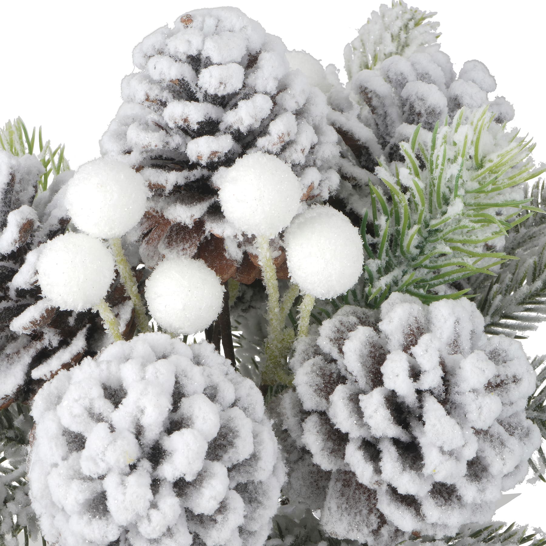 12" Snowy Pine & Pinecone Bouquet by Ashland®