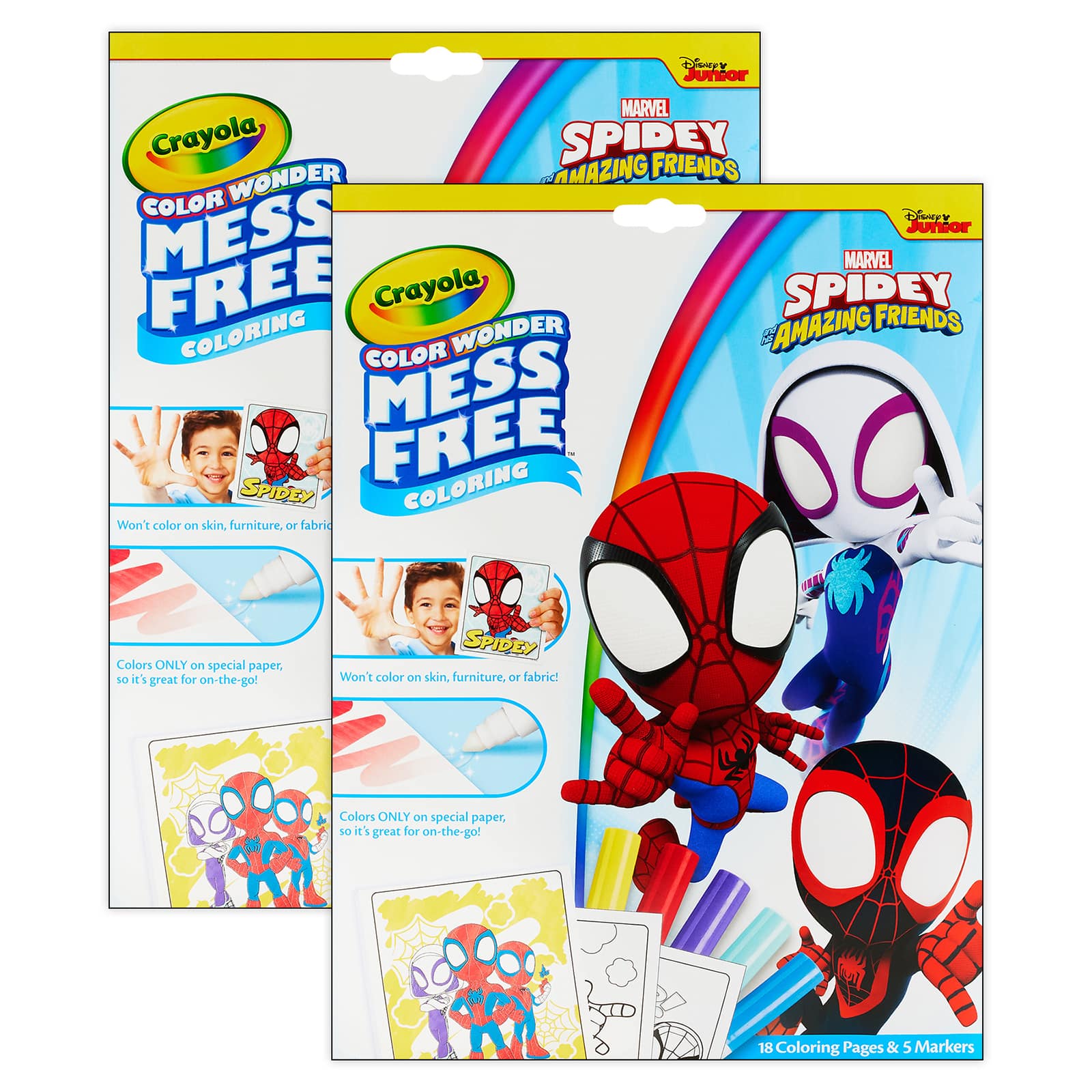 Crayola® Color Wonder® Spidey and His Amazing Friends Coloring Kit, 2ct.
