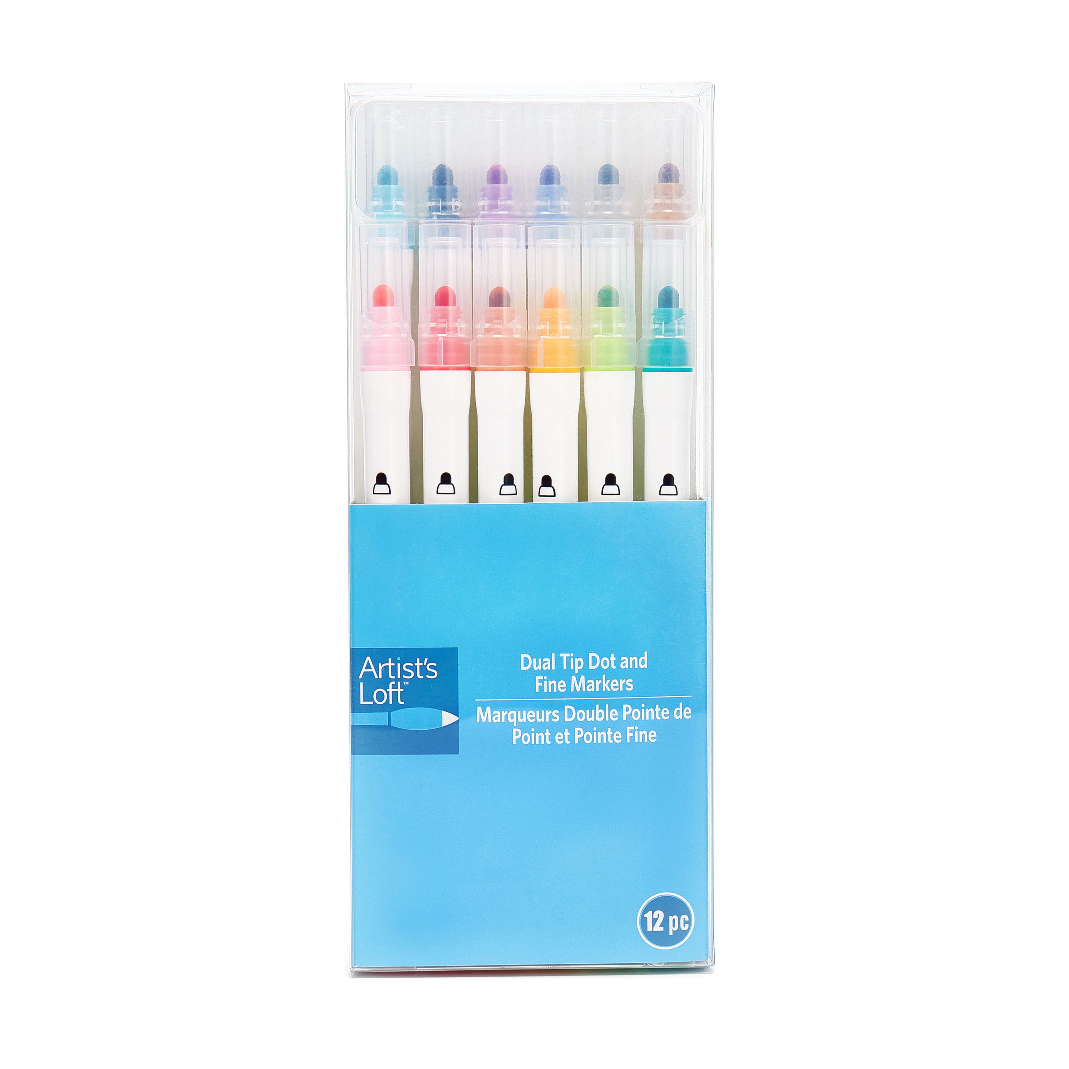 12 Color Dual Tip Sketch Markers by Artist's Loft™