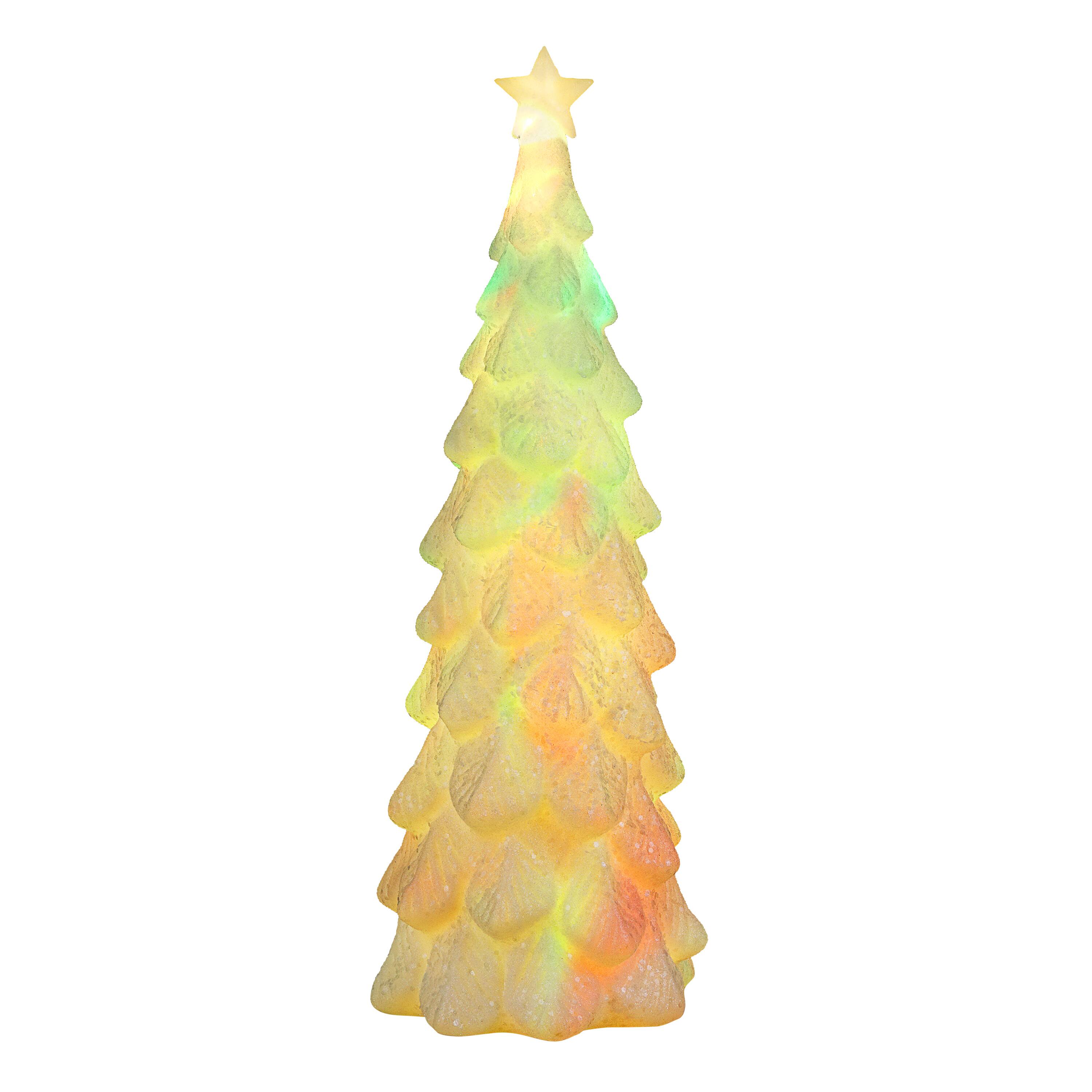 Mr. Christmas 24&#x22; Lit Glitter Tree Blow Mold