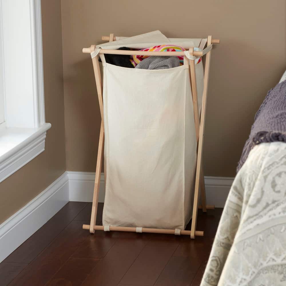 Household Essentials X-Frame Laundry Hamper