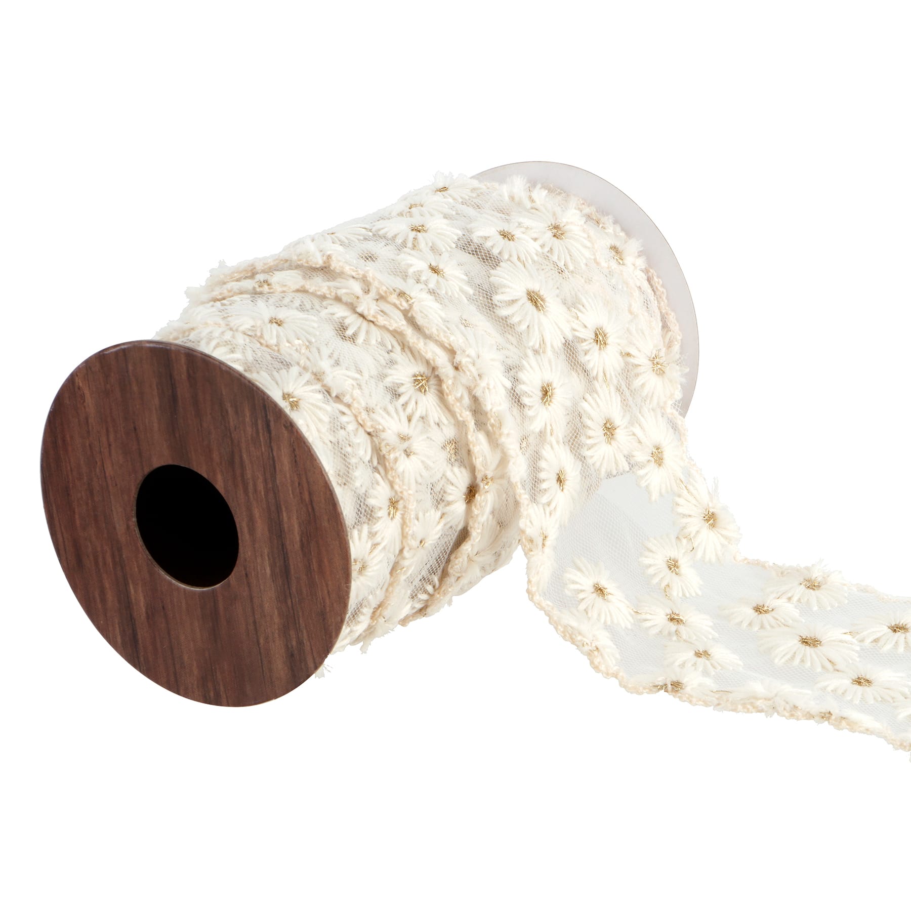 1 7/8&#x22; x 3yd. Floral Lace Ribbon by Ashland&#xAE;