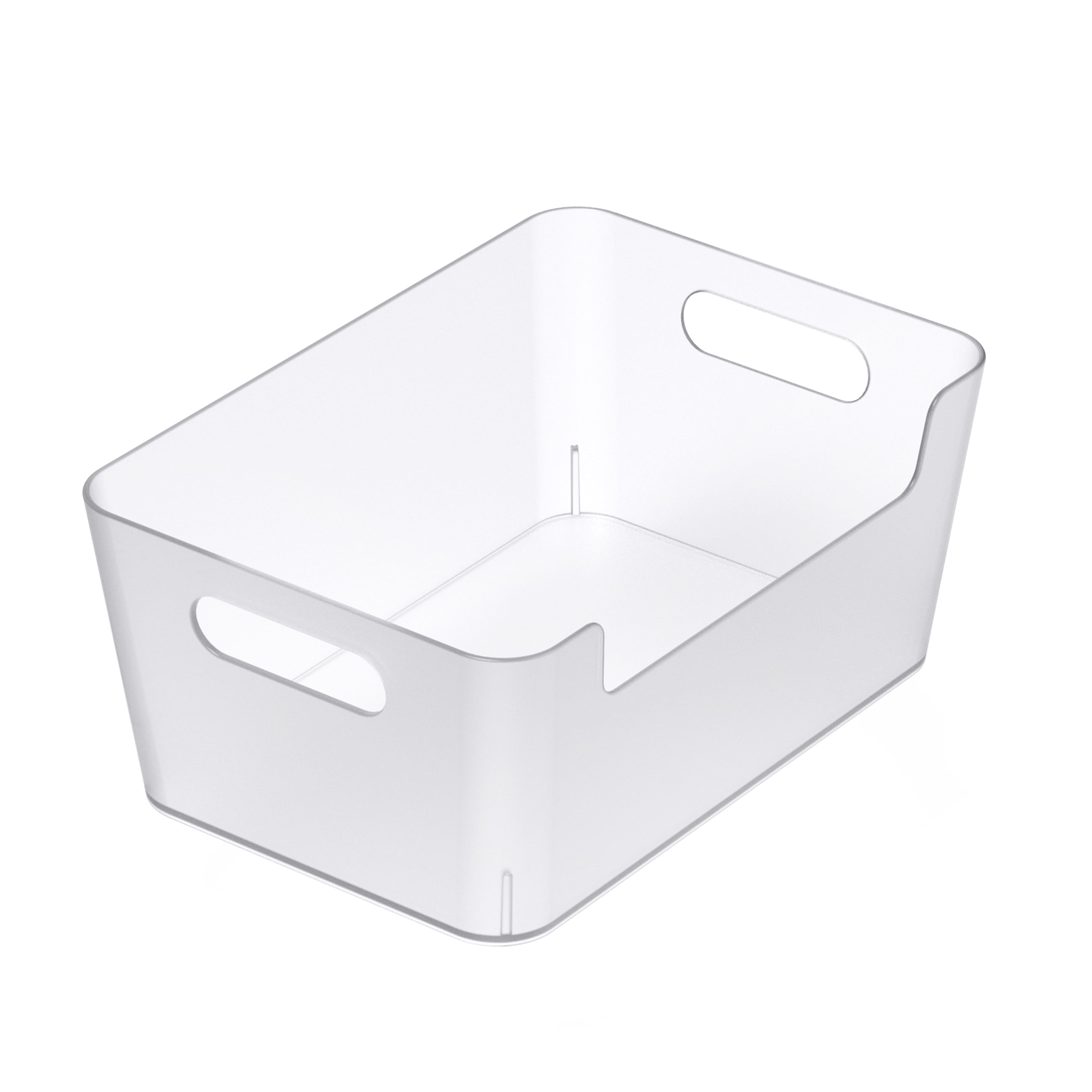 24 Pack: Medium Clear Open Storage Bin by Simply Tidy®