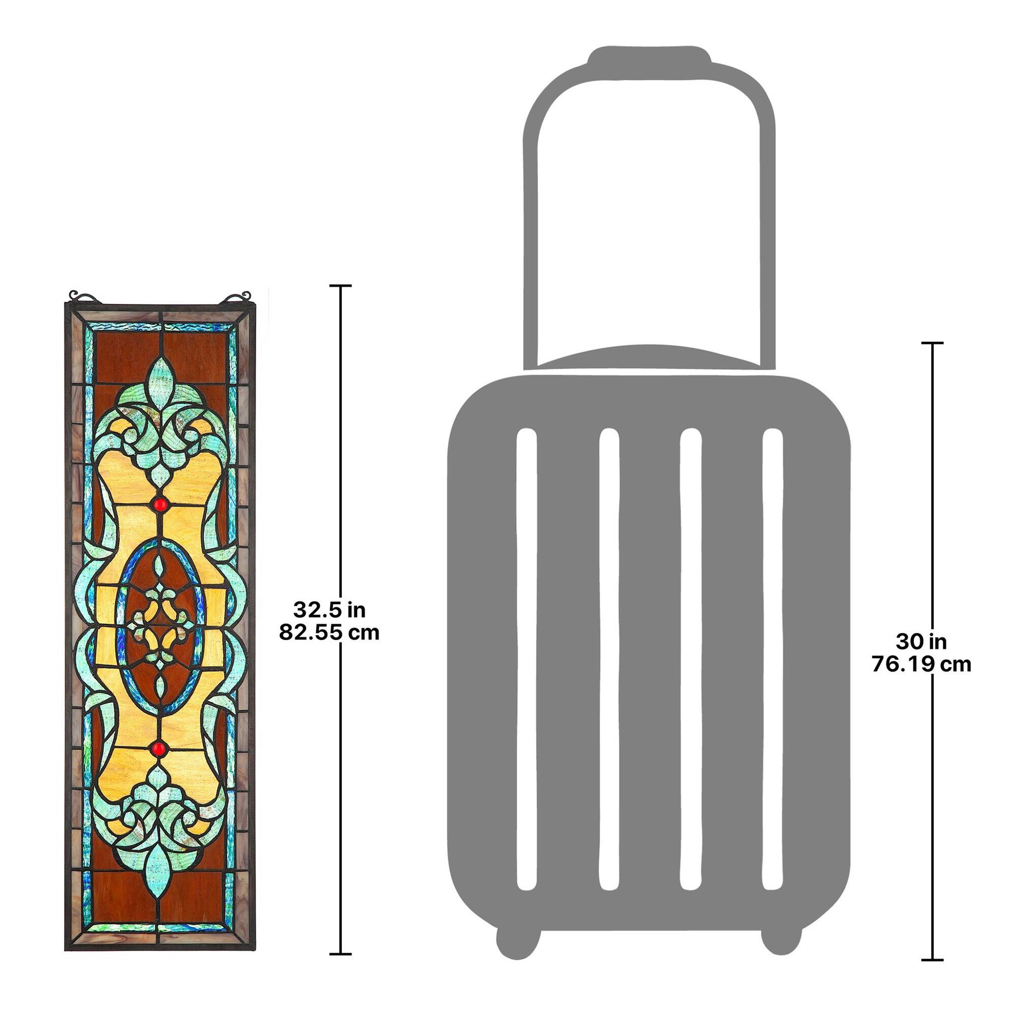 Design Toscano Gladstone Tiffany-Style Stained Glass Window