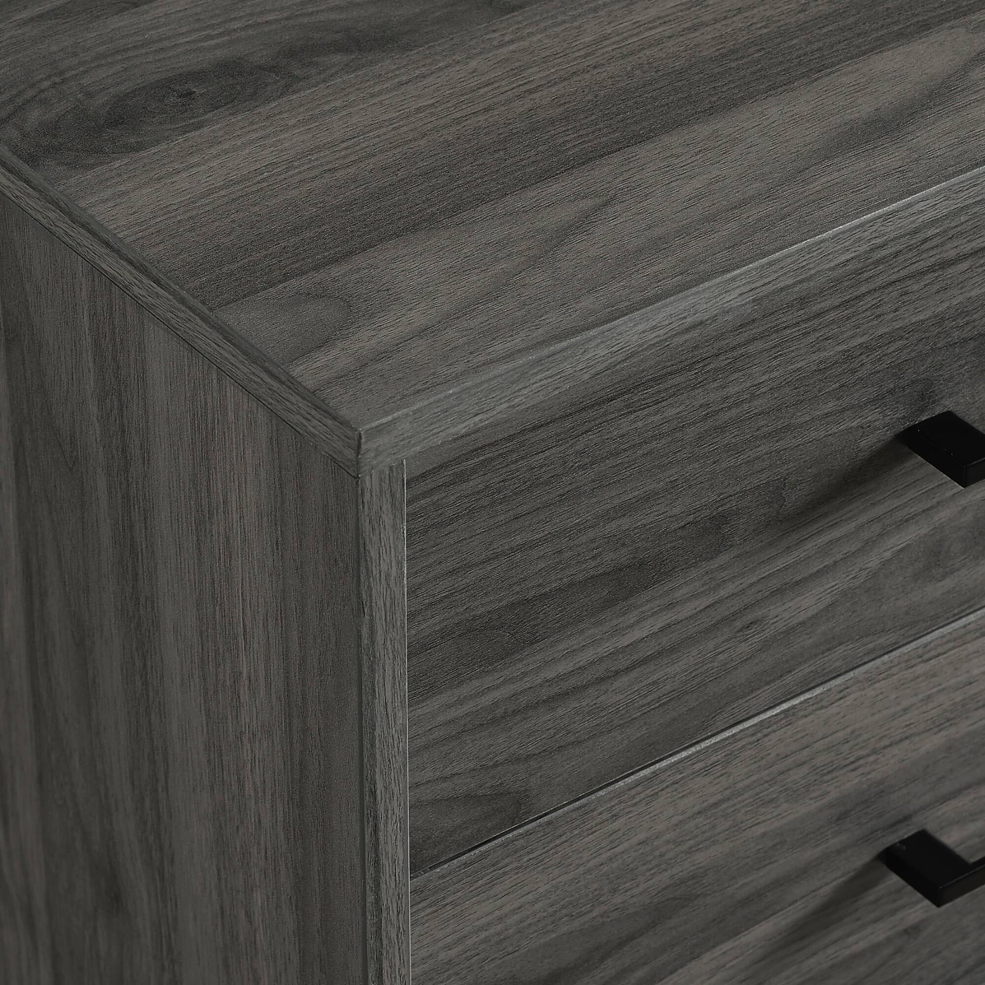 Walker Edison Slate Gray Modern Side Table