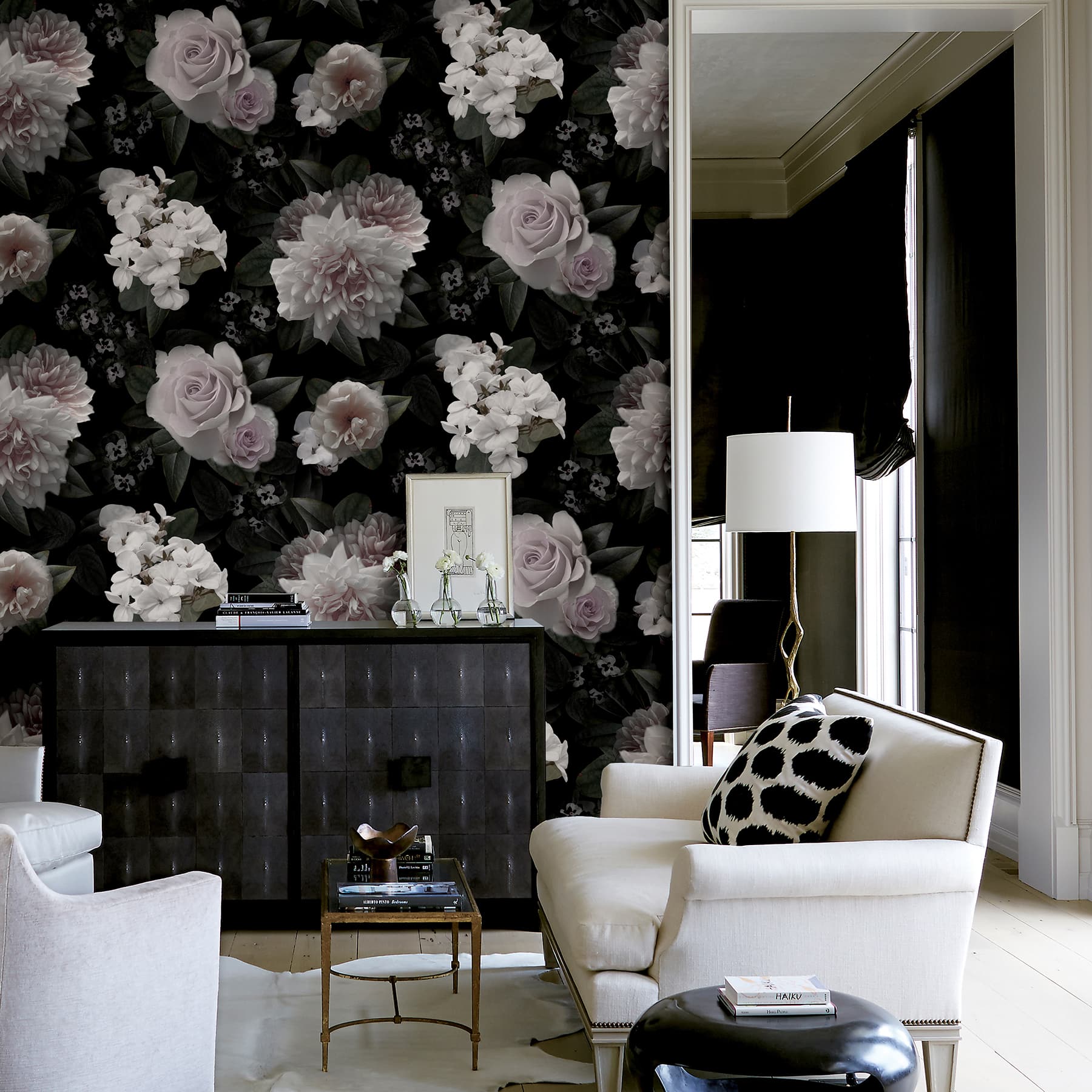 A-Street Prints Aurora Floral Wall Mural