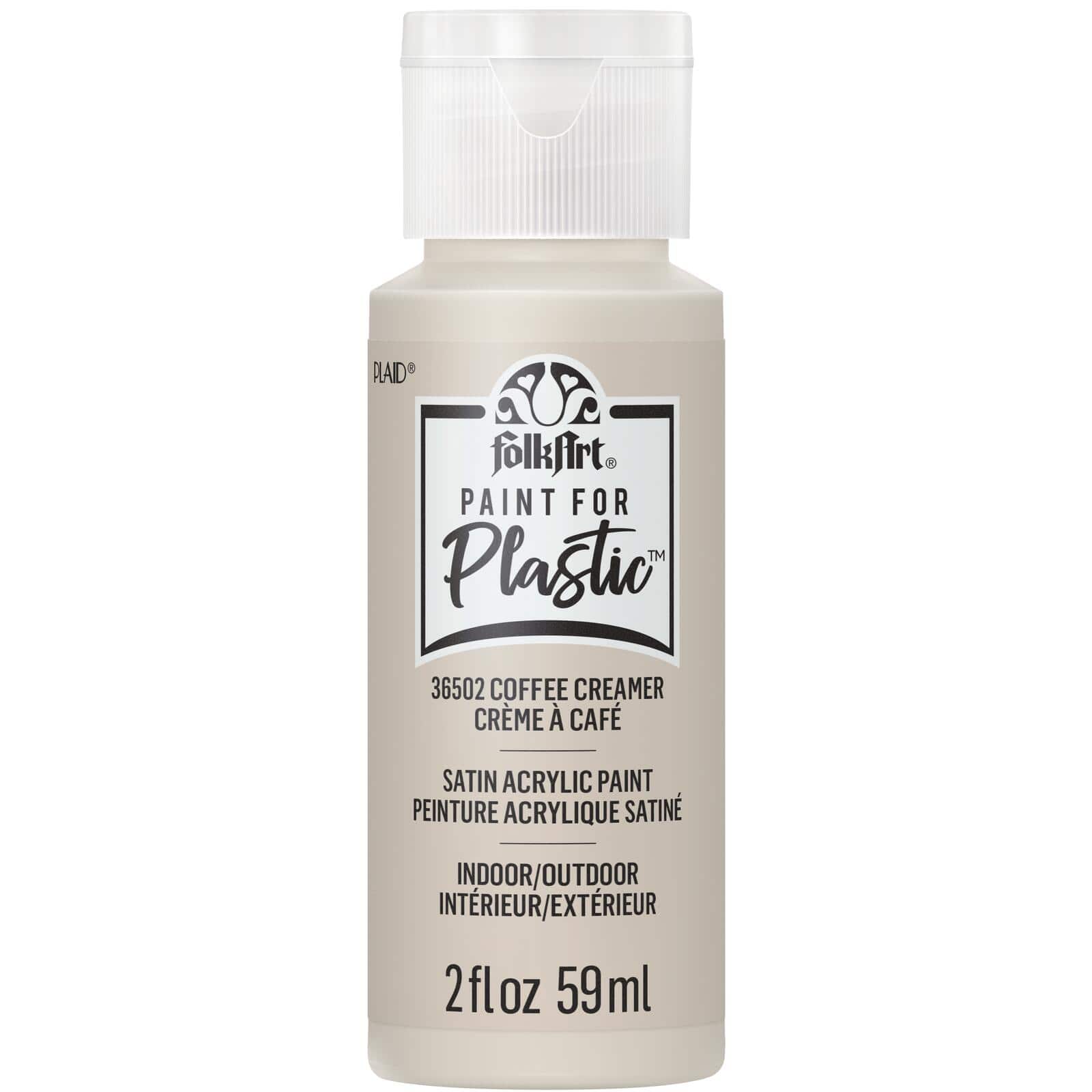FolkArt &#xAE; Paint For Plastic&#x2122; Satin Acrylic Paint