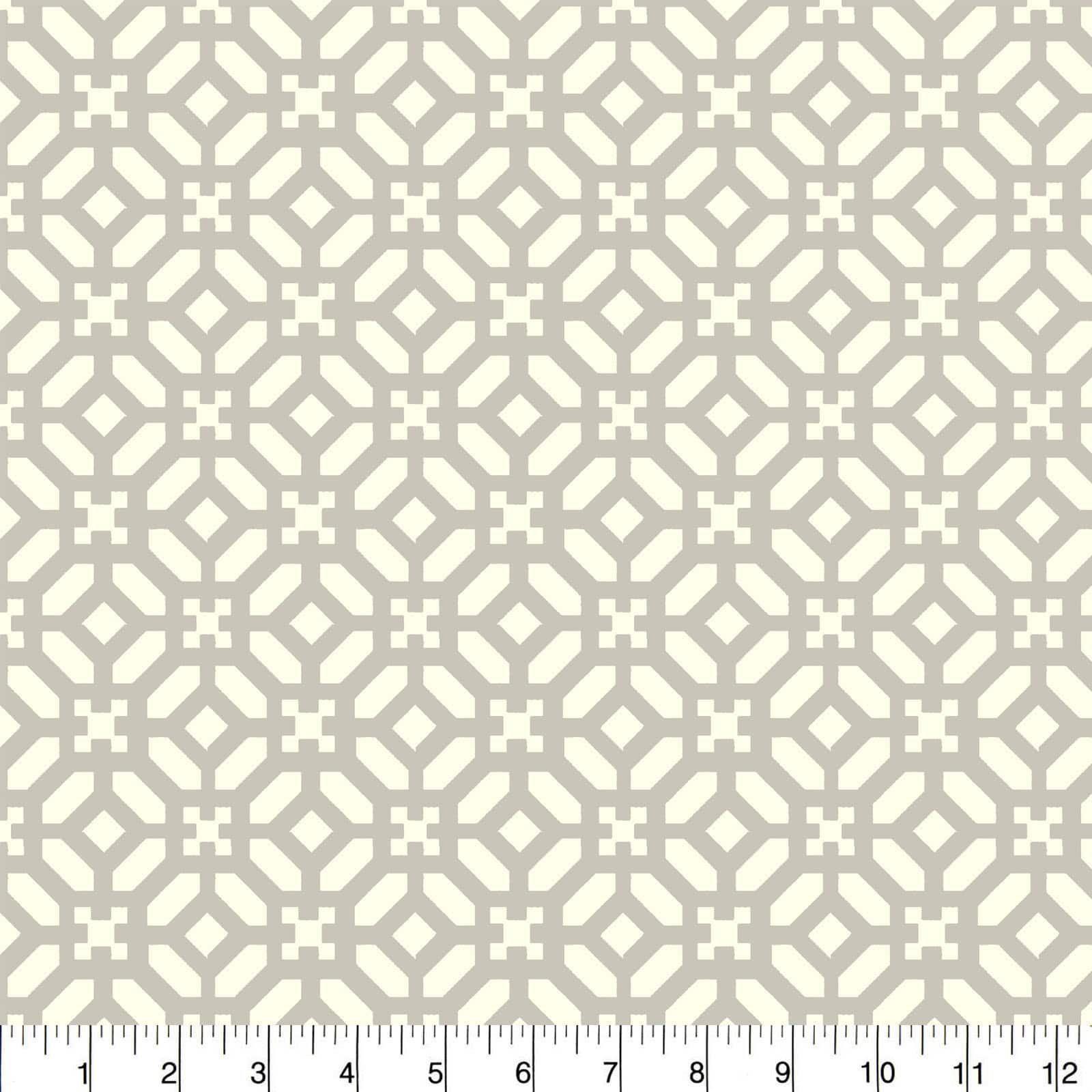 Silver In The Frame Cotton Home D&#xE9;cor Fabric